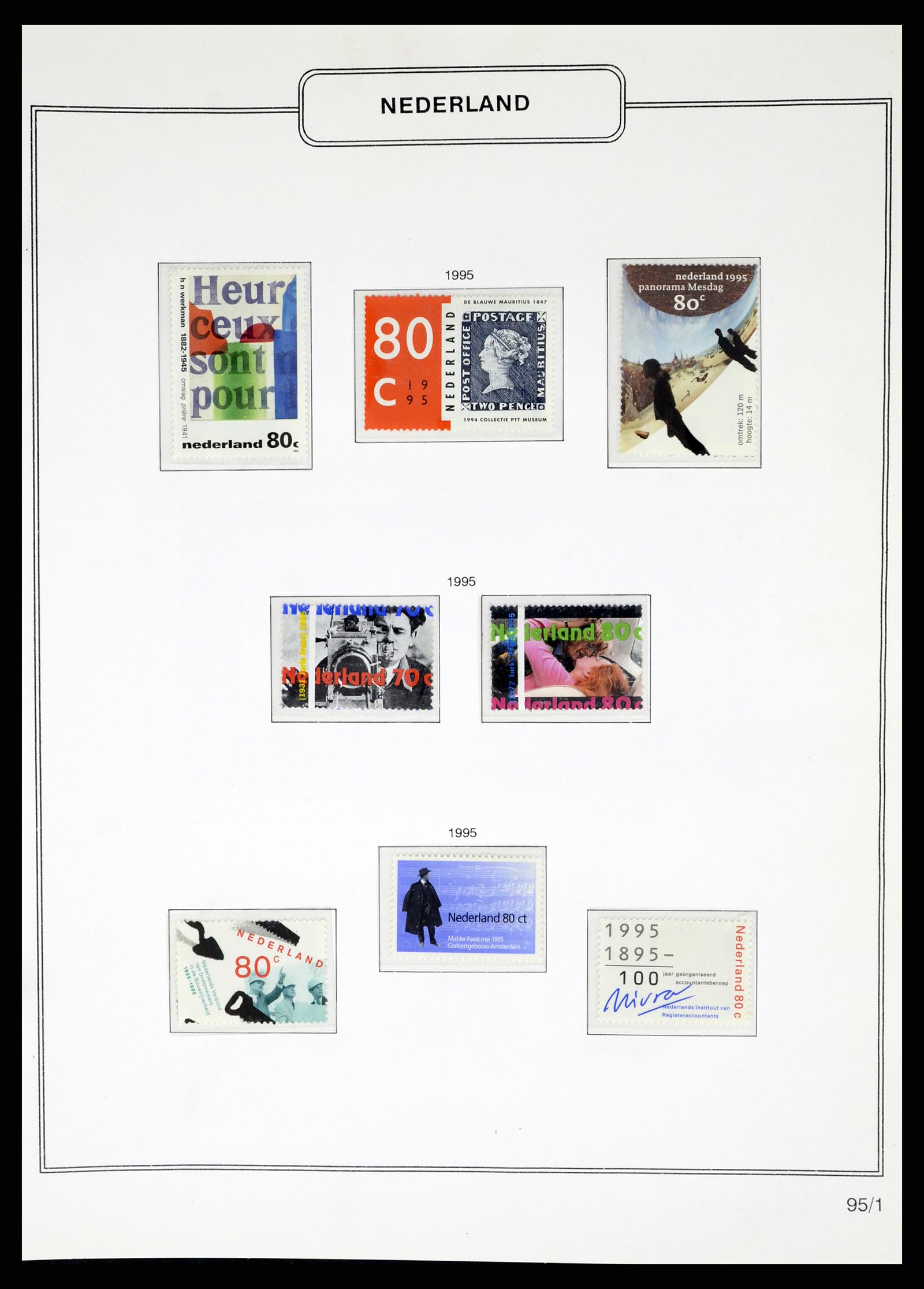 37348 150 - Postzegelverzameling 37348 Nederland 1852-1995.