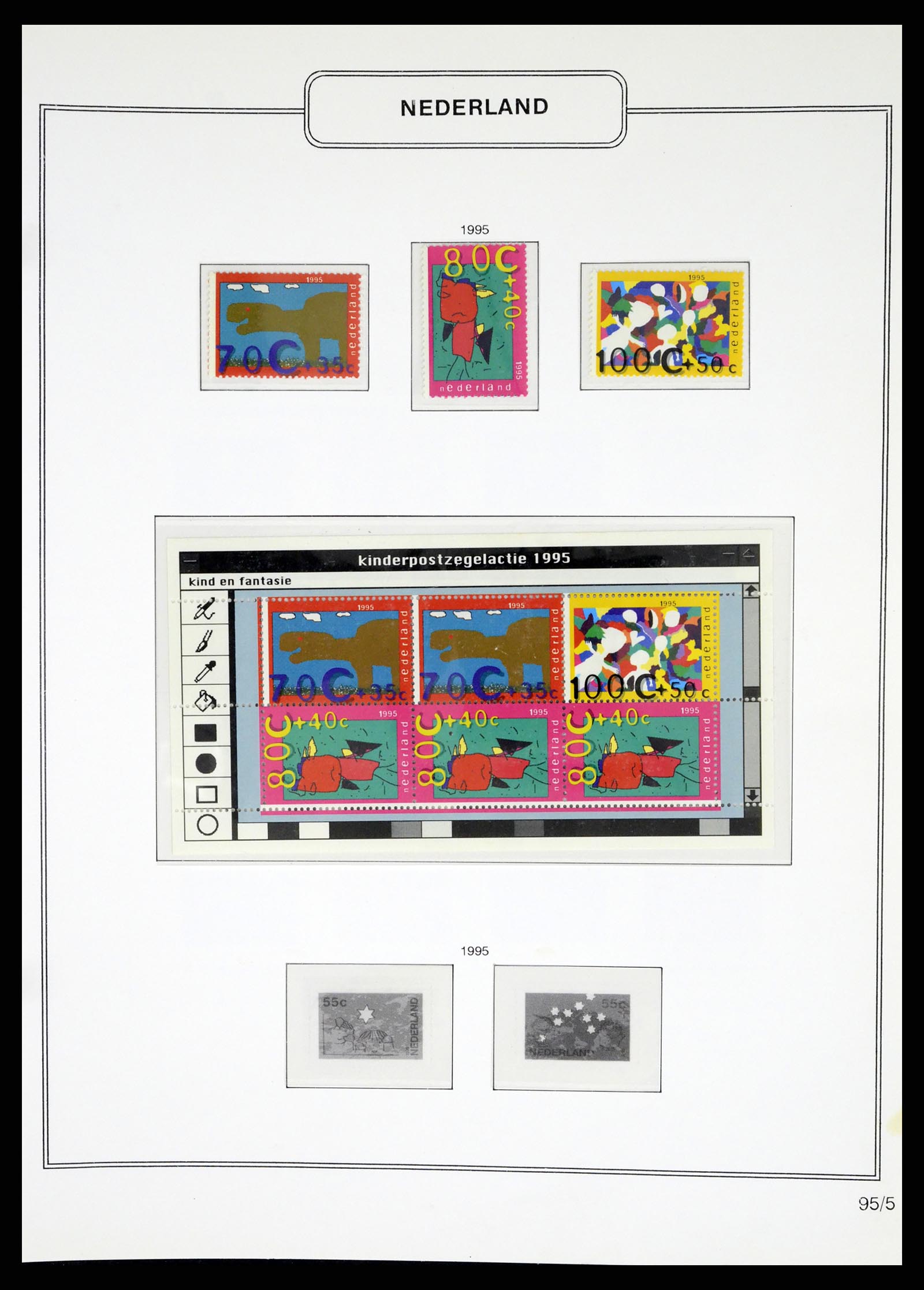 37348 154 - Postzegelverzameling 37348 Nederland 1852-1995.