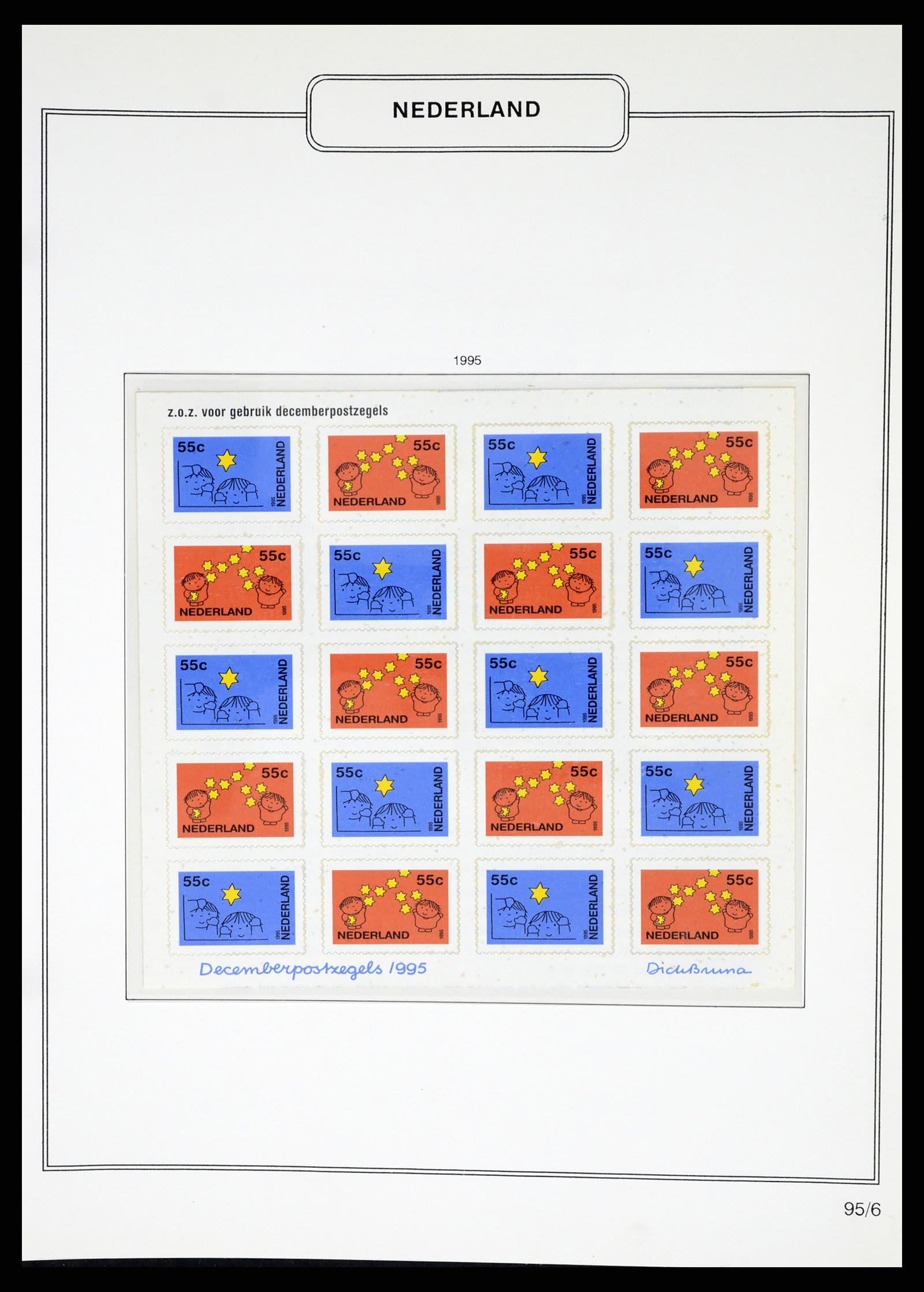 37348 155 - Postzegelverzameling 37348 Nederland 1852-1995.