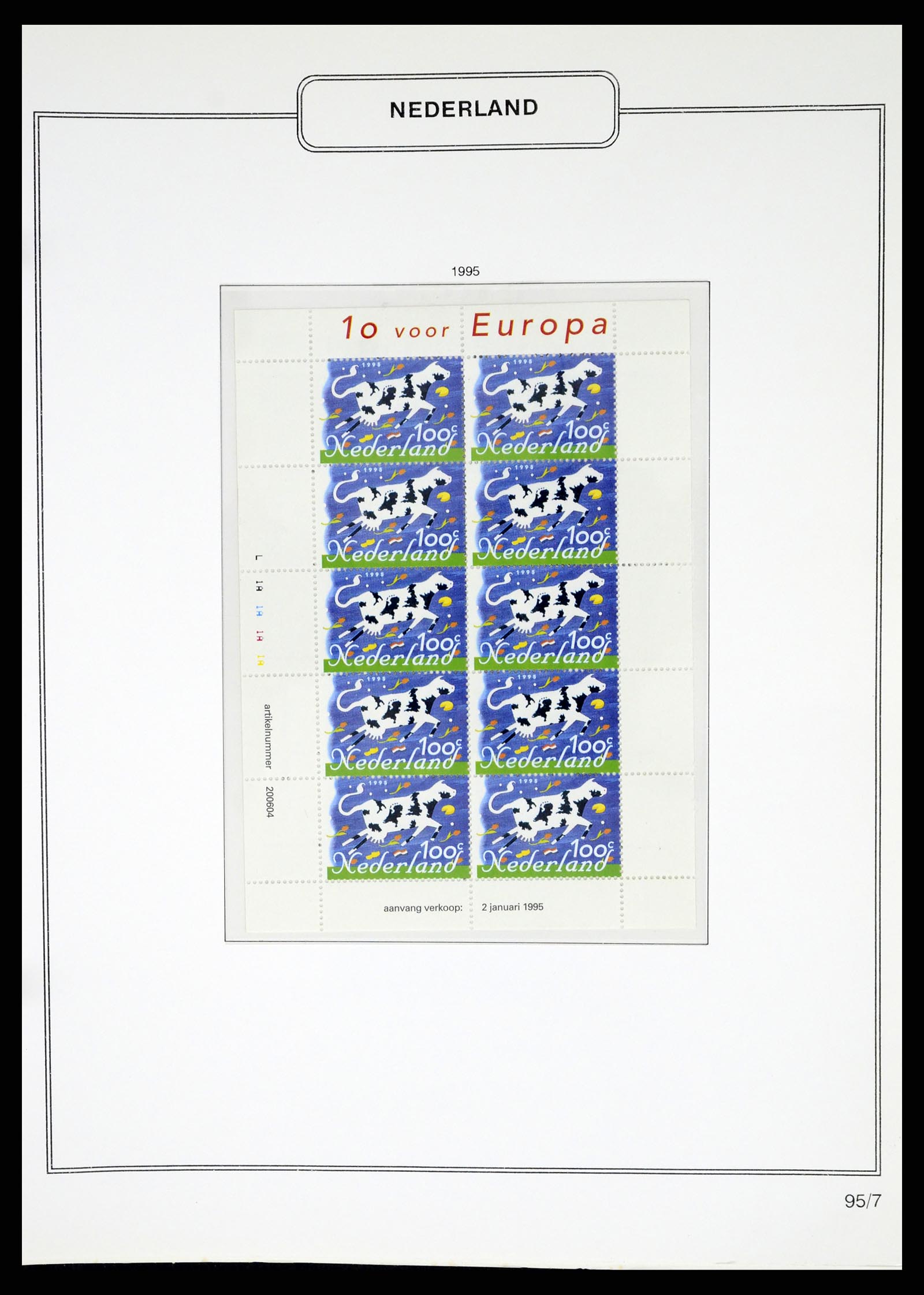 37348 156 - Postzegelverzameling 37348 Nederland 1852-1995.
