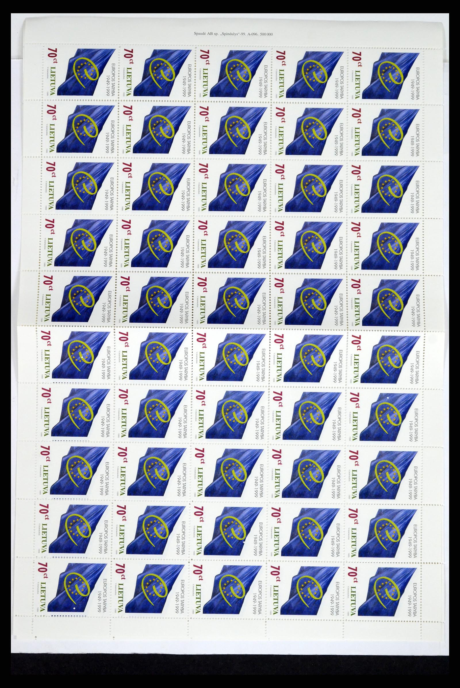 37351 181 - Postzegelverzameling 37351 Europese landen postfris 1990-2000.