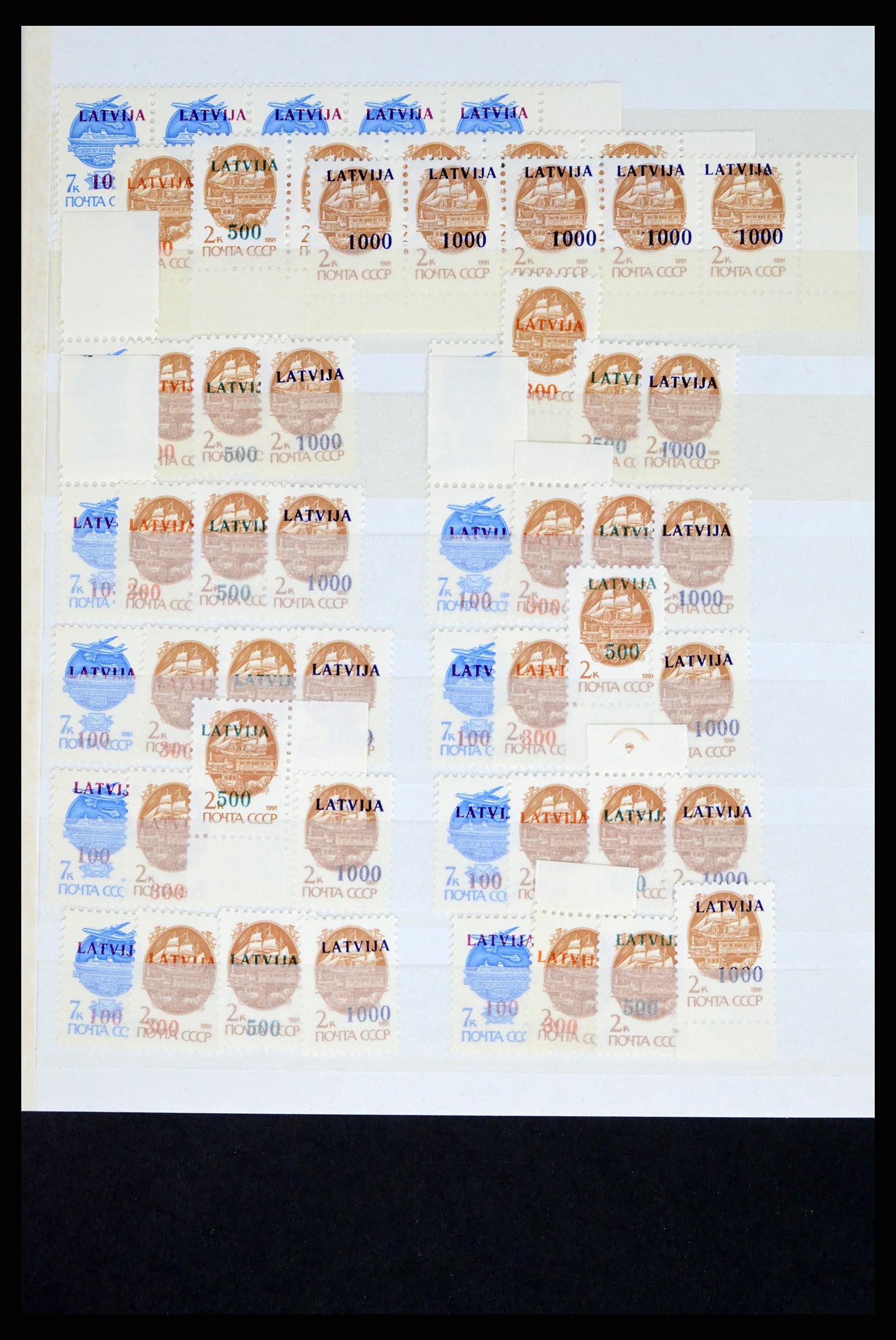 37351 299 - Postzegelverzameling 37351 Europese landen postfris 1990-2000.