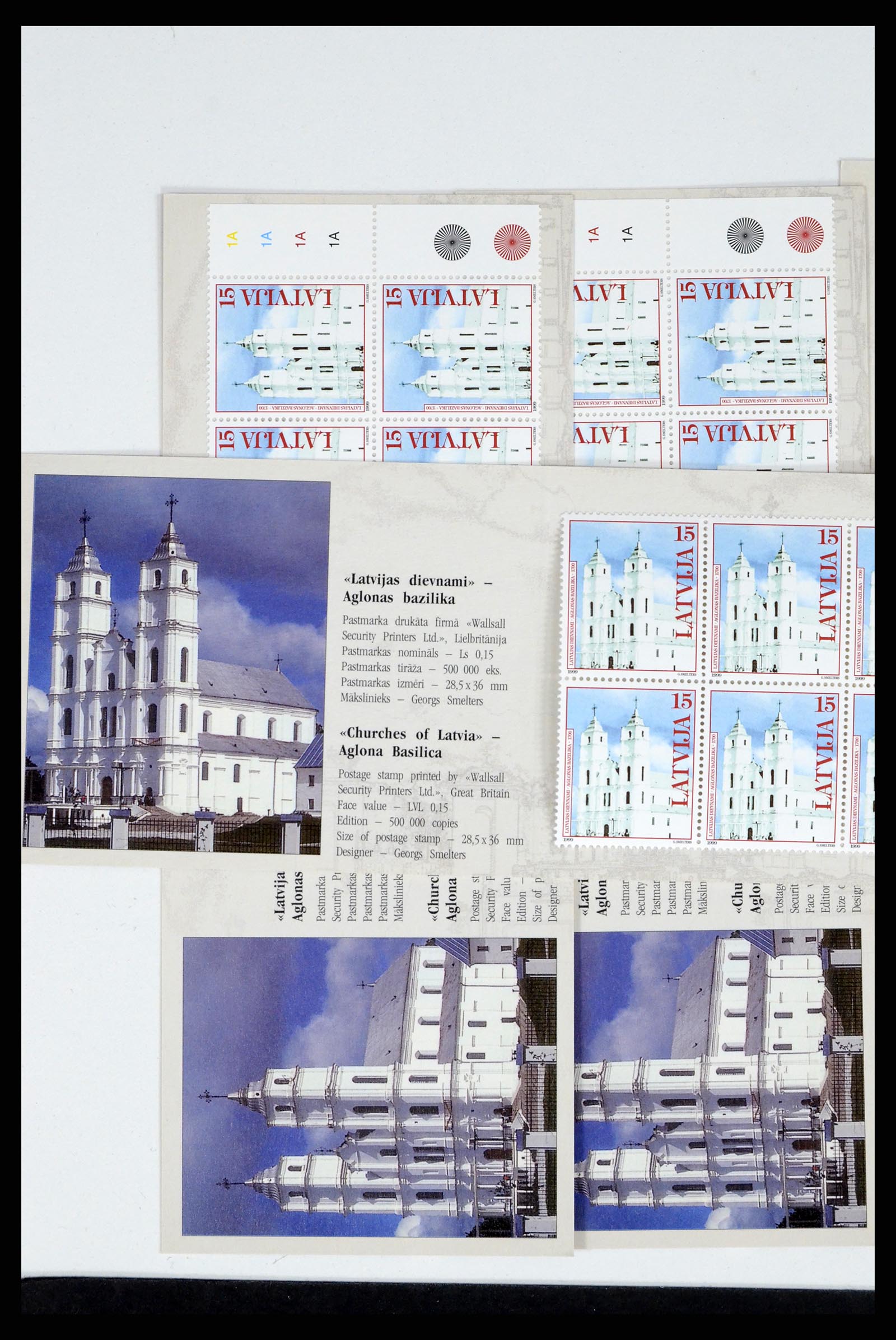 37351 310 - Postzegelverzameling 37351 Europese landen postfris 1990-2000.
