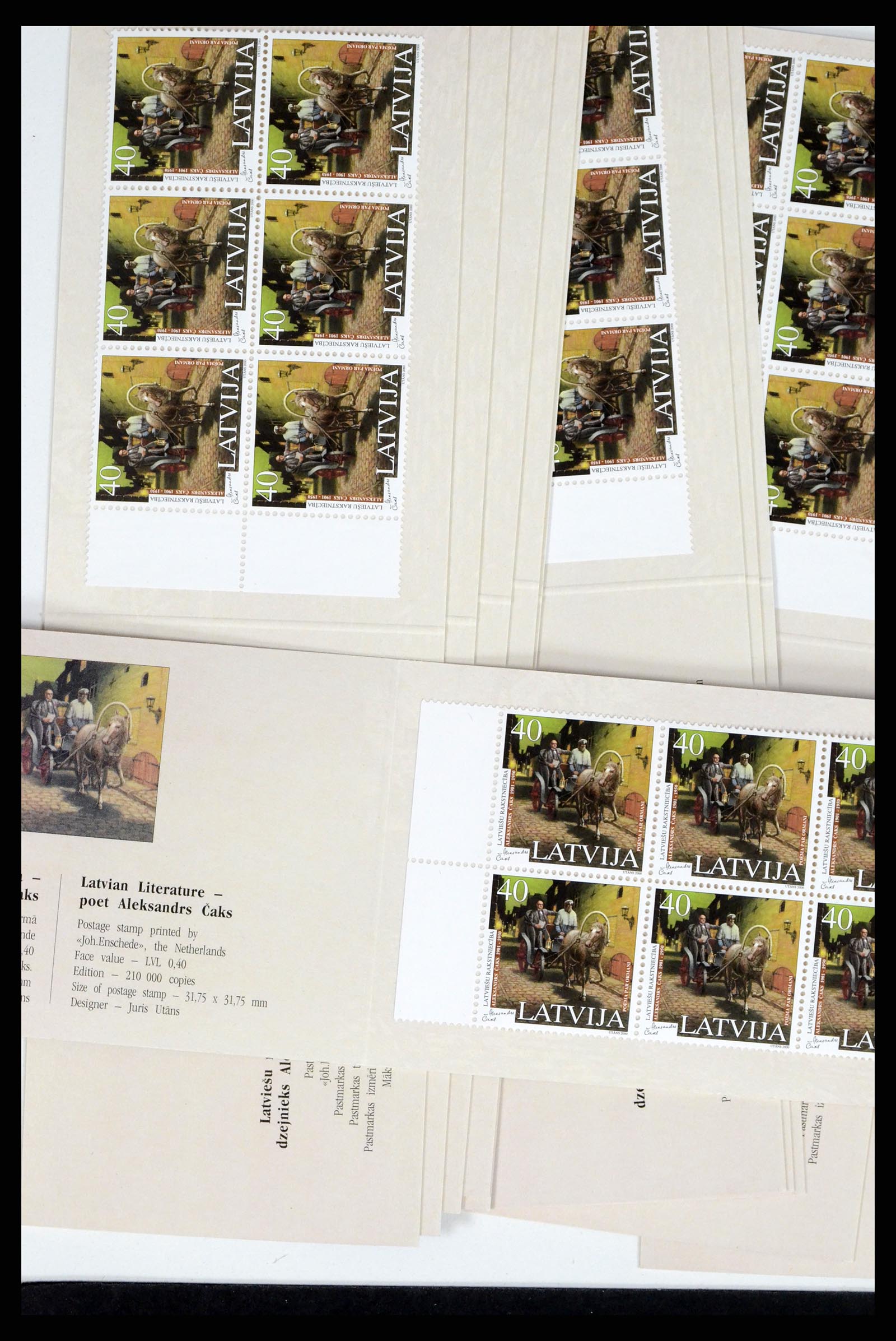 37351 311 - Postzegelverzameling 37351 Europese landen postfris 1990-2000.