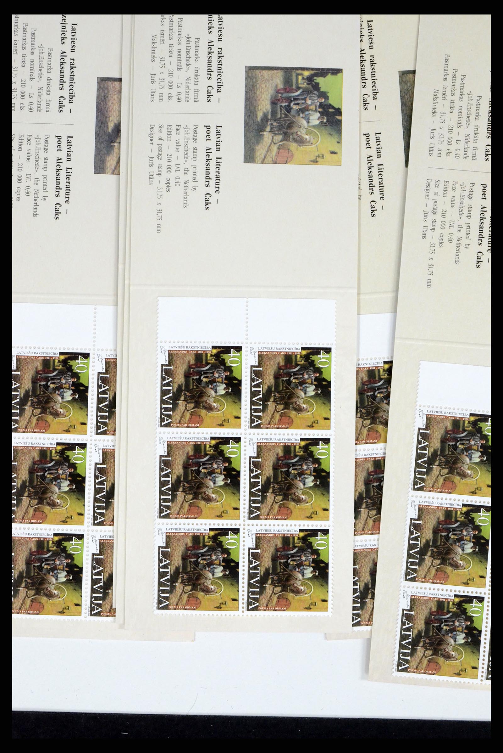 37351 323 - Postzegelverzameling 37351 Europese landen postfris 1990-2000.