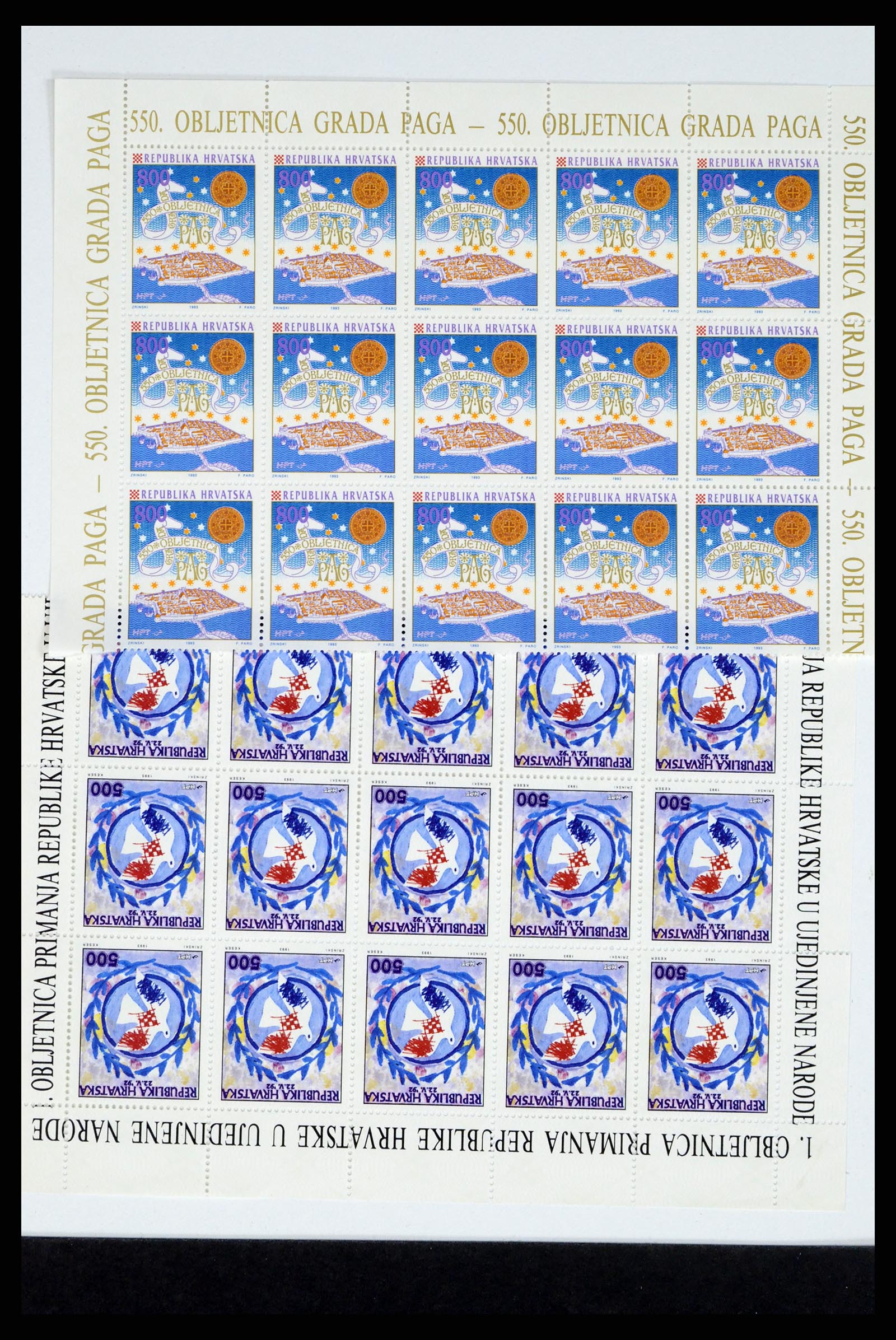 37351 381 - Postzegelverzameling 37351 Europese landen postfris 1990-2000.