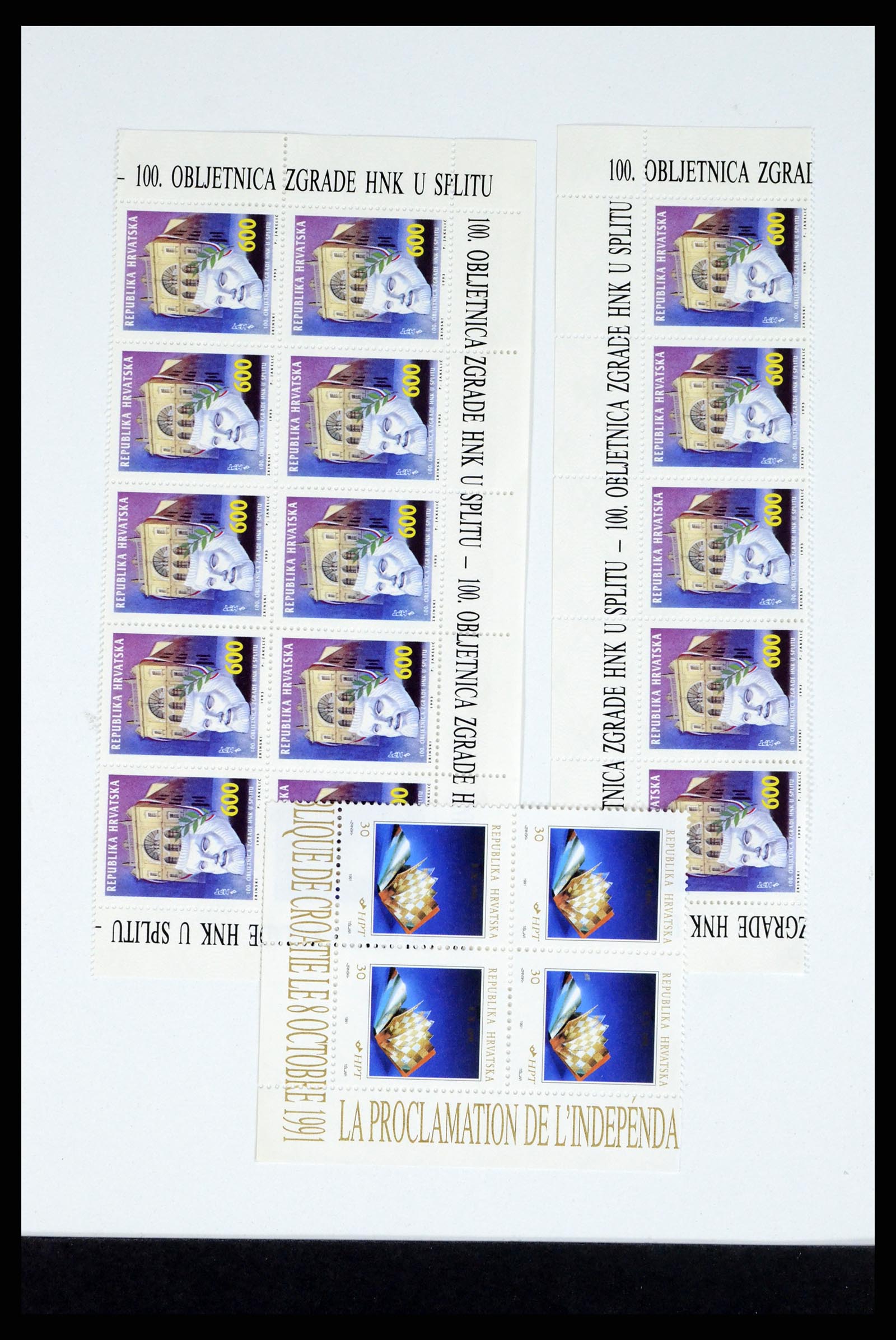 37351 382 - Postzegelverzameling 37351 Europese landen postfris 1990-2000.