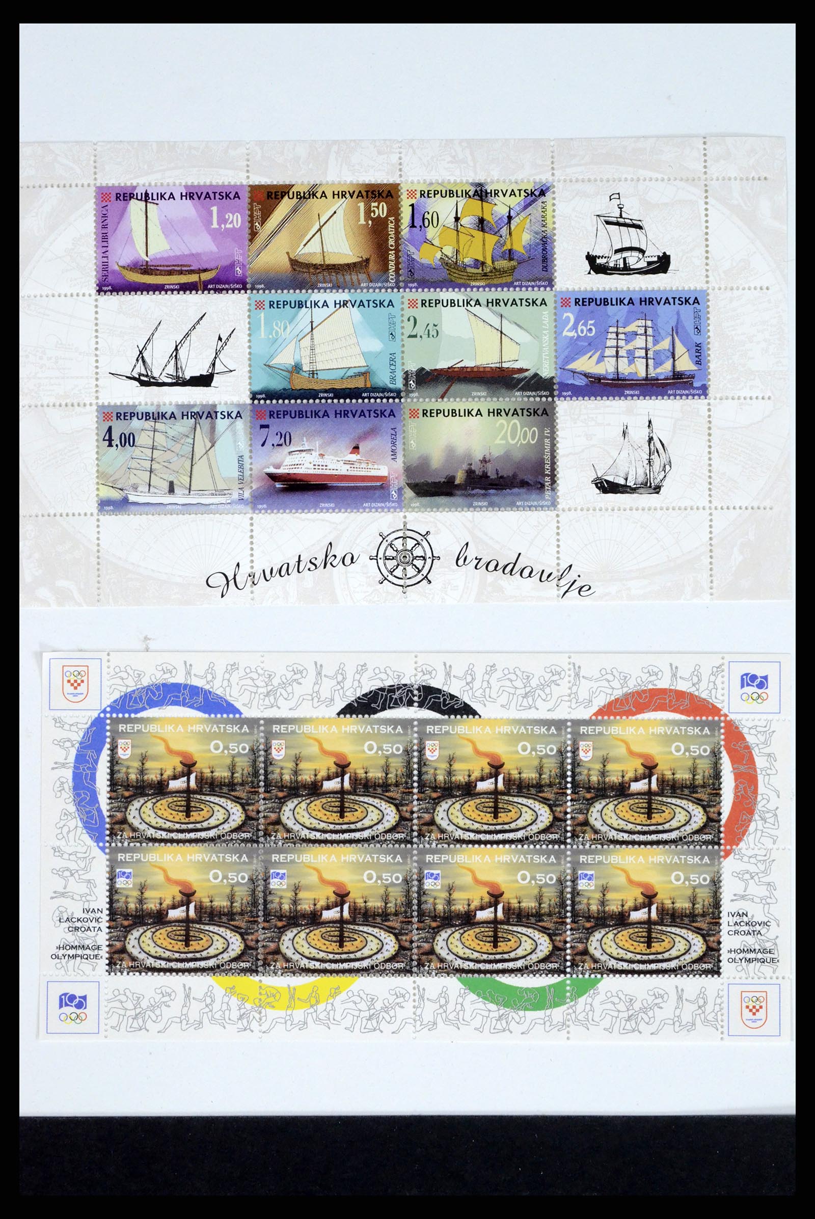 37351 396 - Postzegelverzameling 37351 Europese landen postfris 1990-2000.