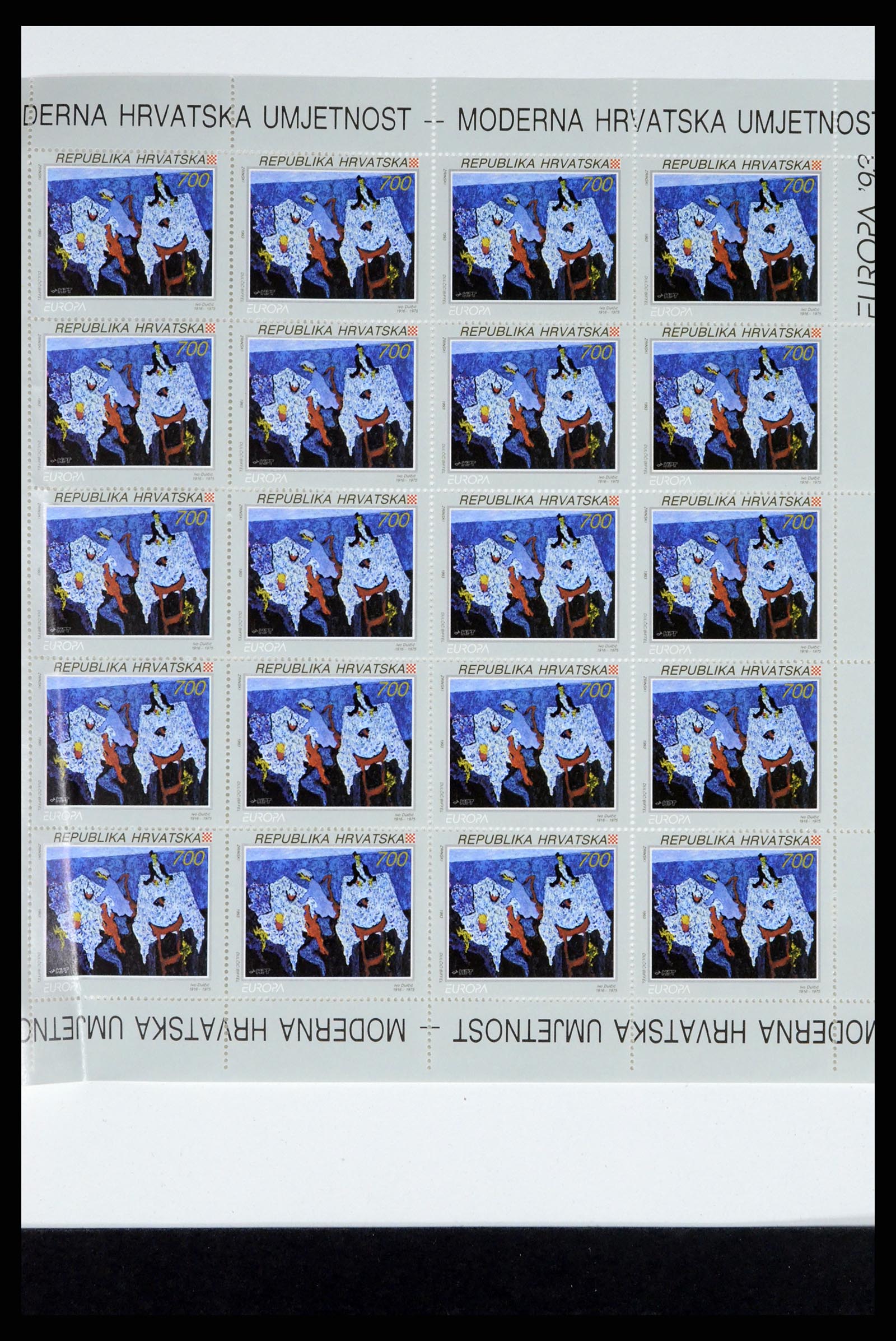 37351 398 - Postzegelverzameling 37351 Europese landen postfris 1990-2000.