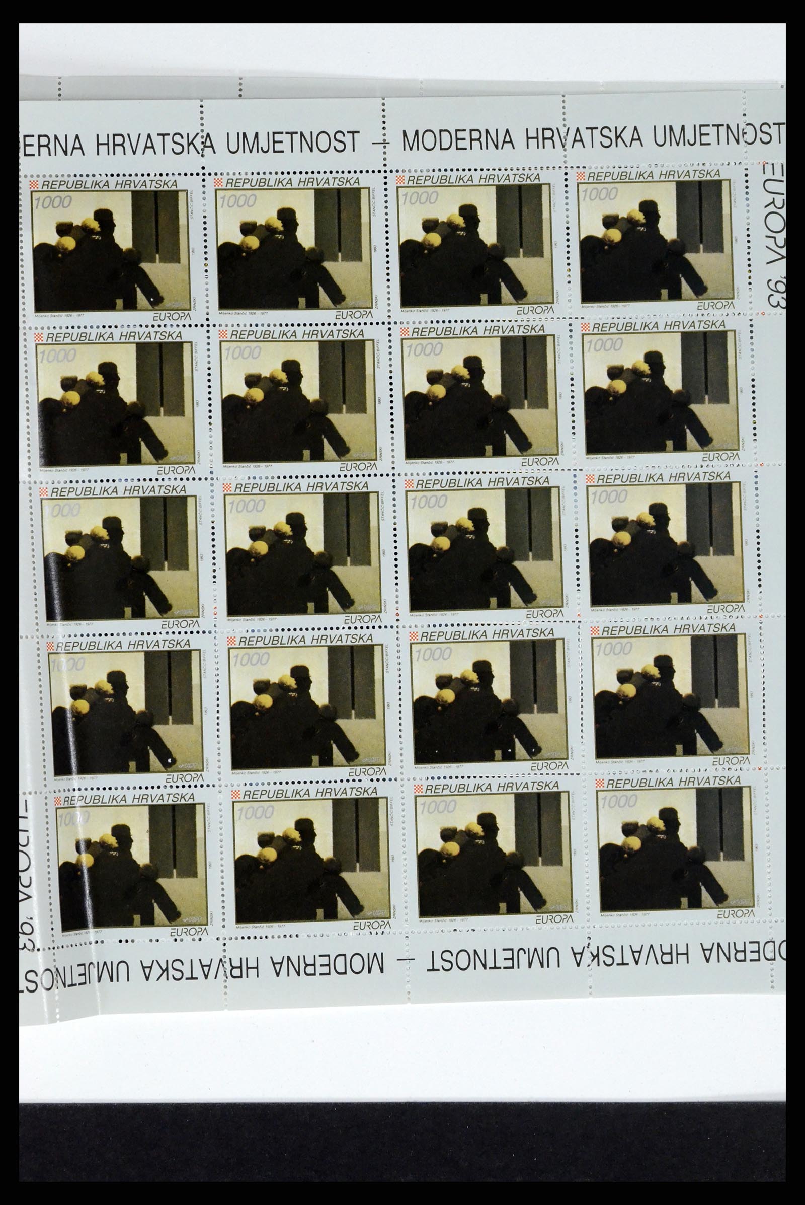 37351 400 - Postzegelverzameling 37351 Europese landen postfris 1990-2000.