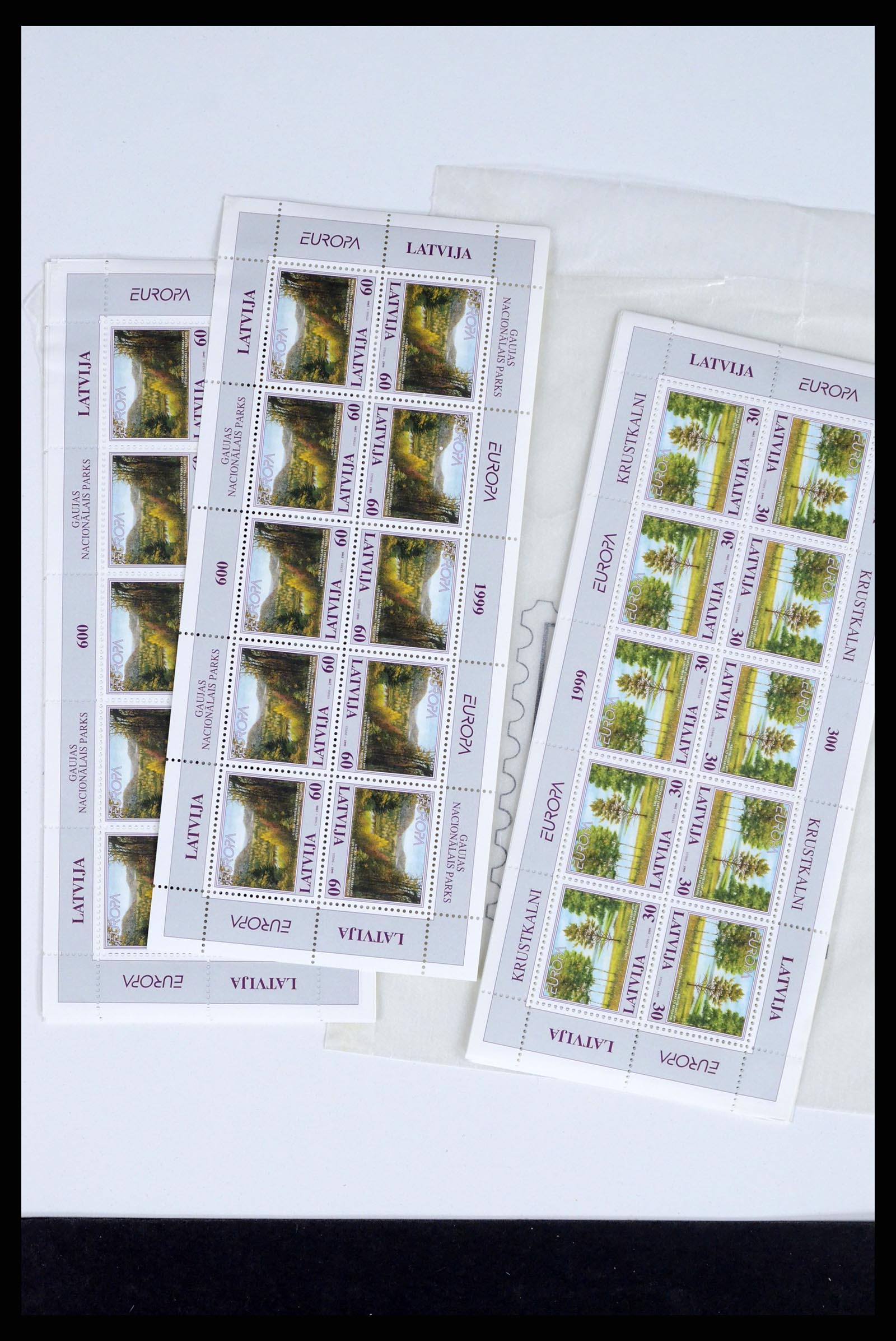 37351 423 - Postzegelverzameling 37351 Europese landen postfris 1990-2000.