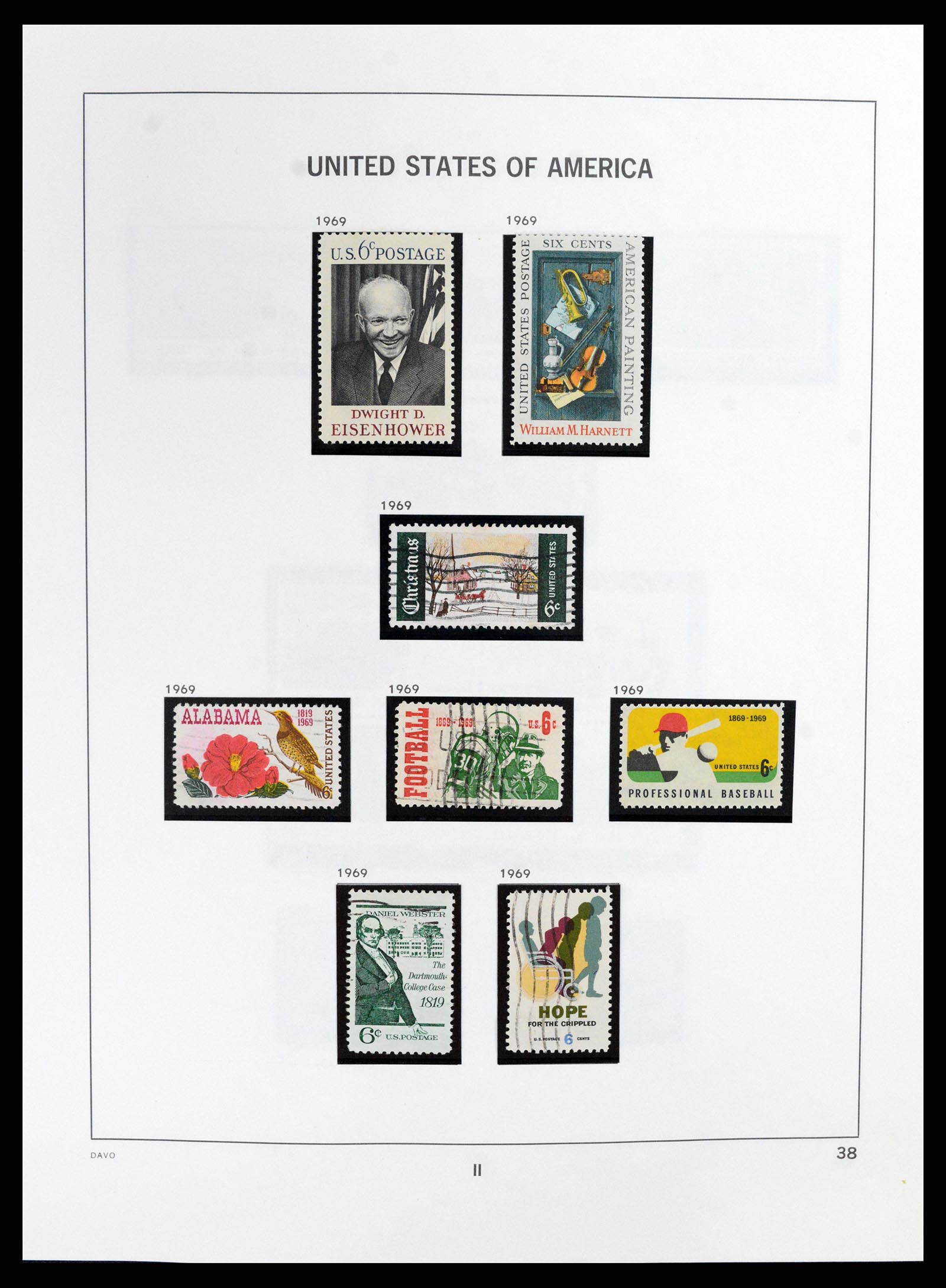 37357 042 - Postzegelverzameling 37357 USA 1945-2009.