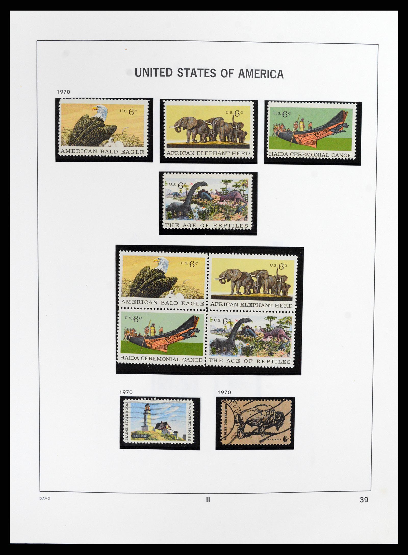 37357 043 - Postzegelverzameling 37357 USA 1945-2009.