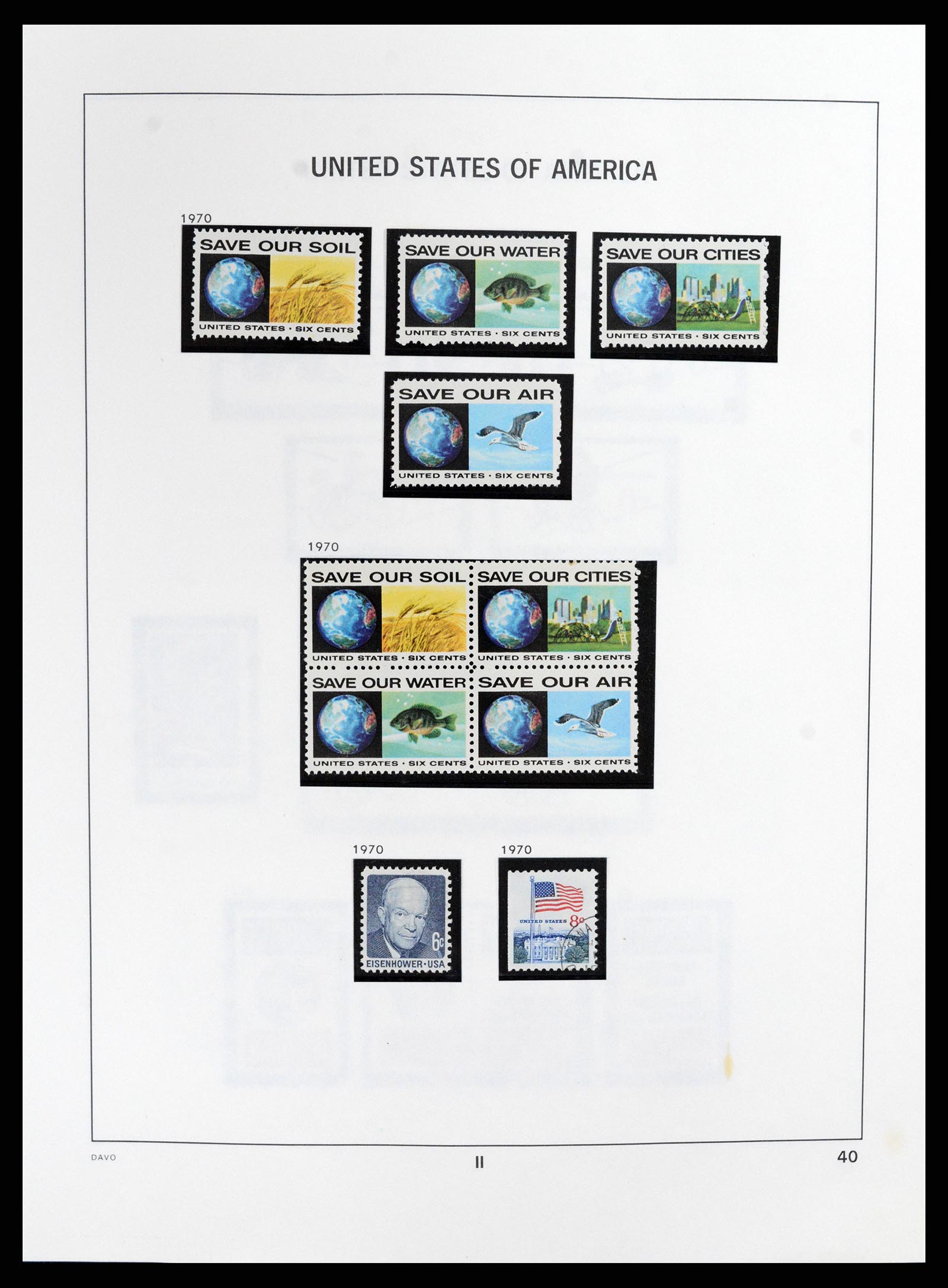 37357 044 - Postzegelverzameling 37357 USA 1945-2009.