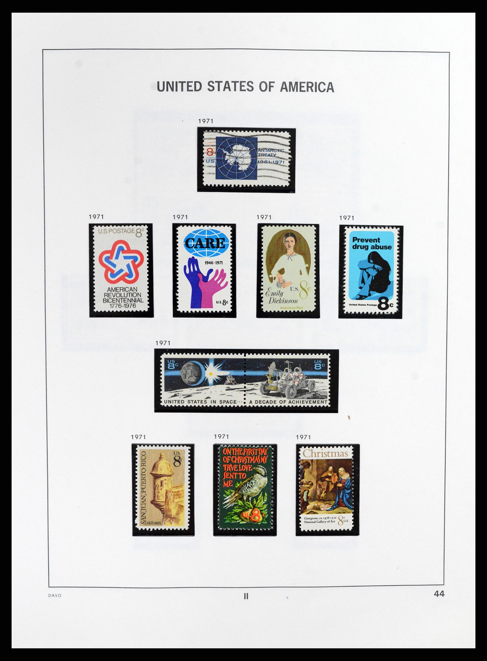 37357 048 - Postzegelverzameling 37357 USA 1945-2009.