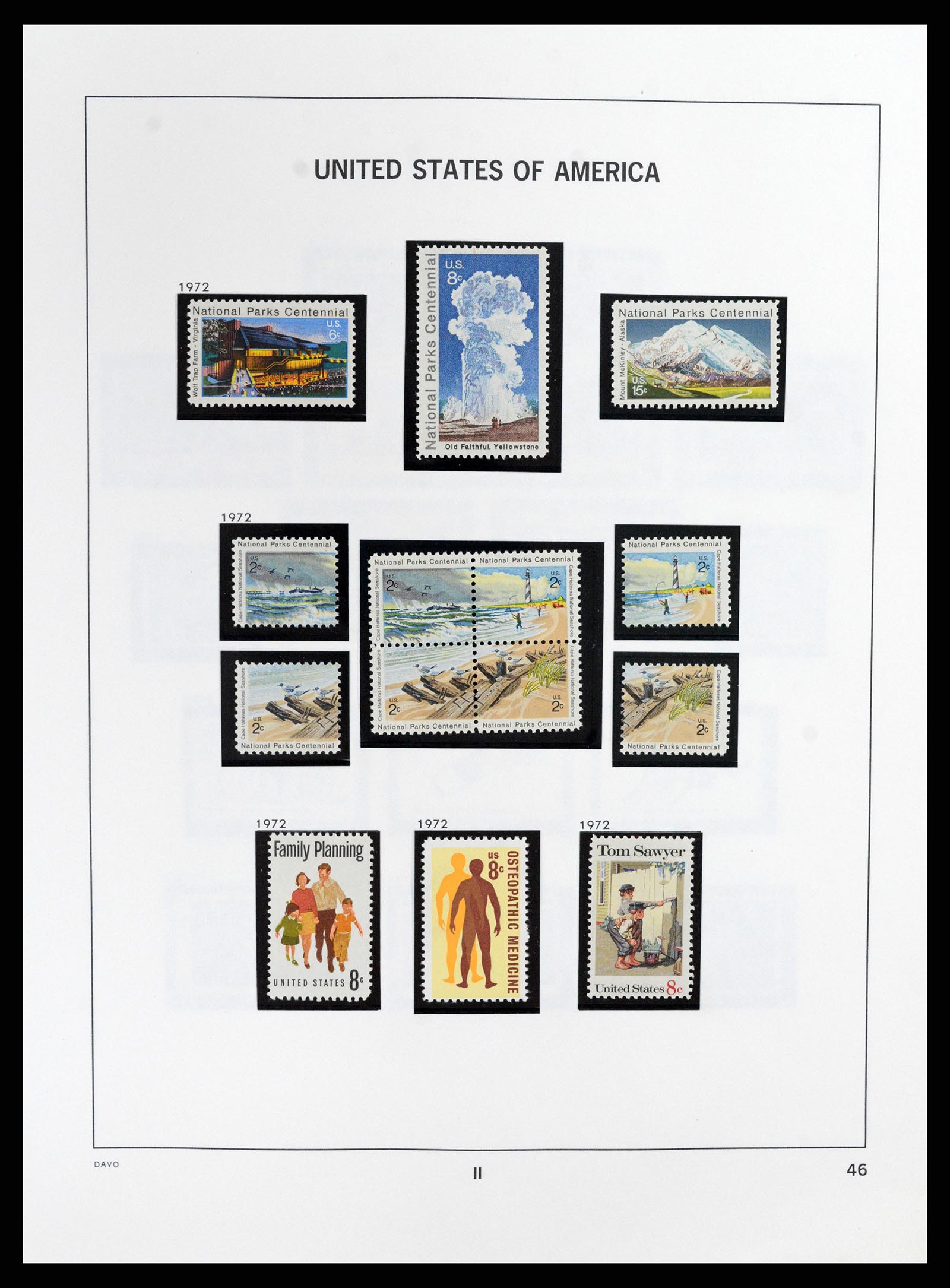 37357 050 - Postzegelverzameling 37357 USA 1945-2009.