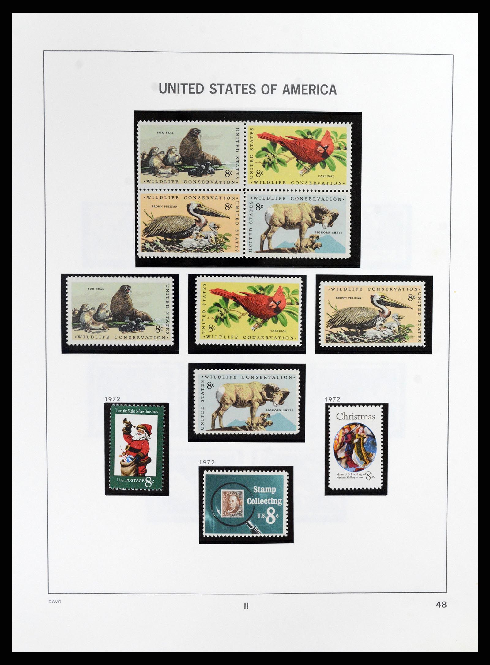 37357 052 - Postzegelverzameling 37357 USA 1945-2009.