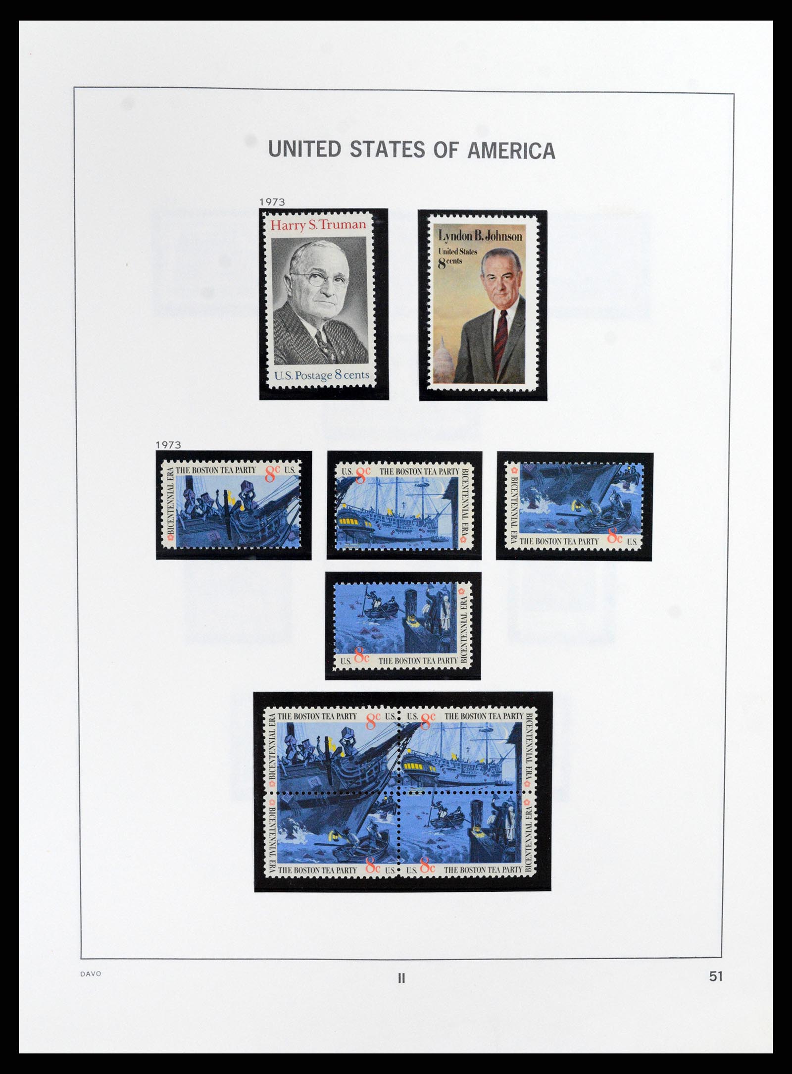 37357 055 - Postzegelverzameling 37357 USA 1945-2009.