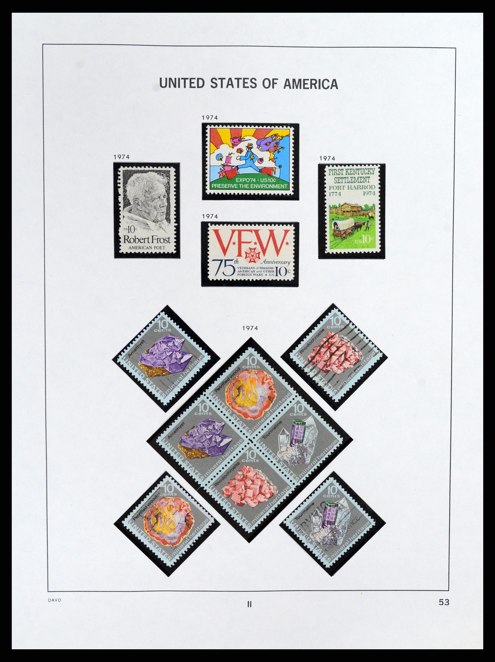 37357 057 - Postzegelverzameling 37357 USA 1945-2009.