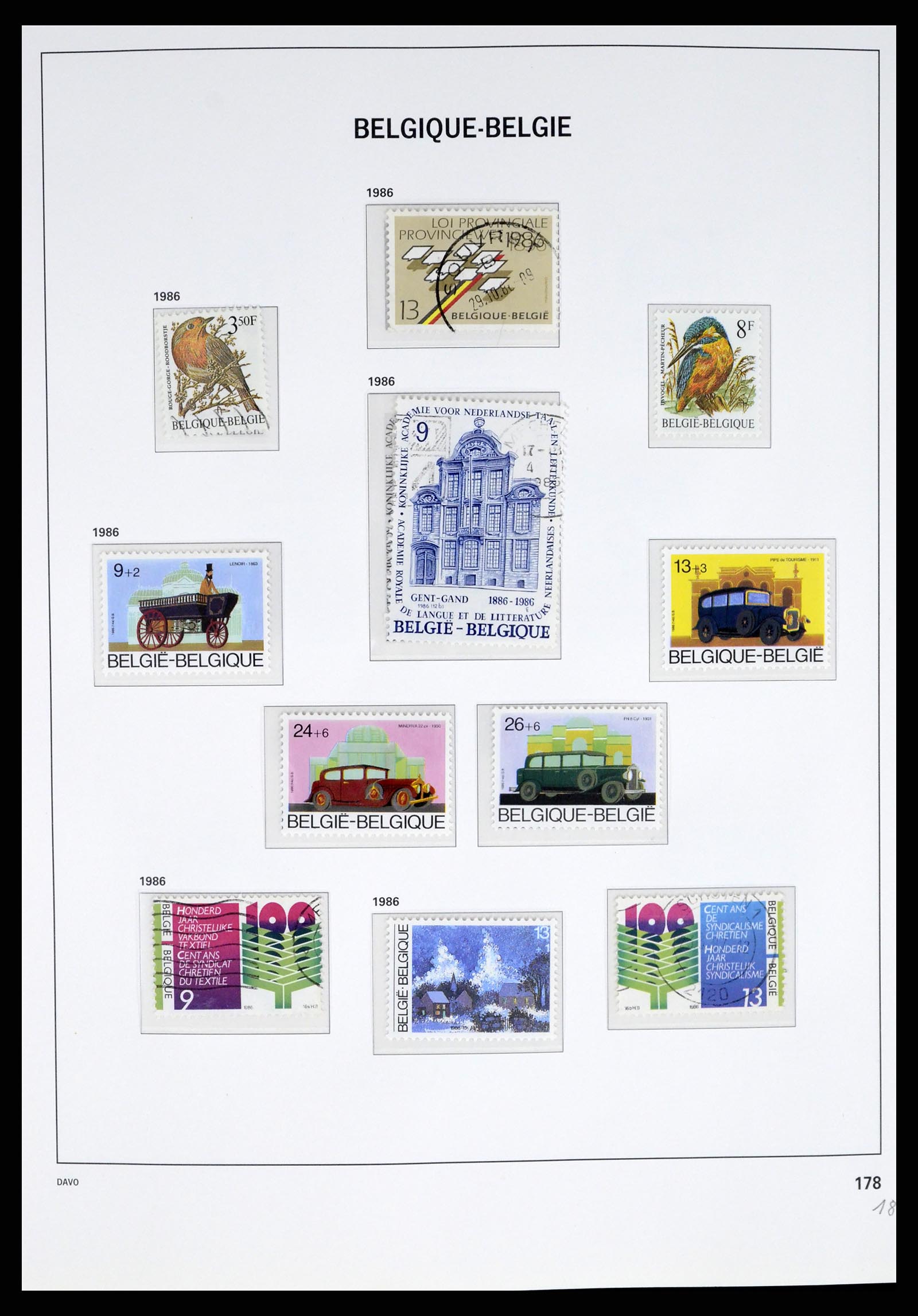 37367 181 - Postzegelverzameling 37367 België 1849-2003.