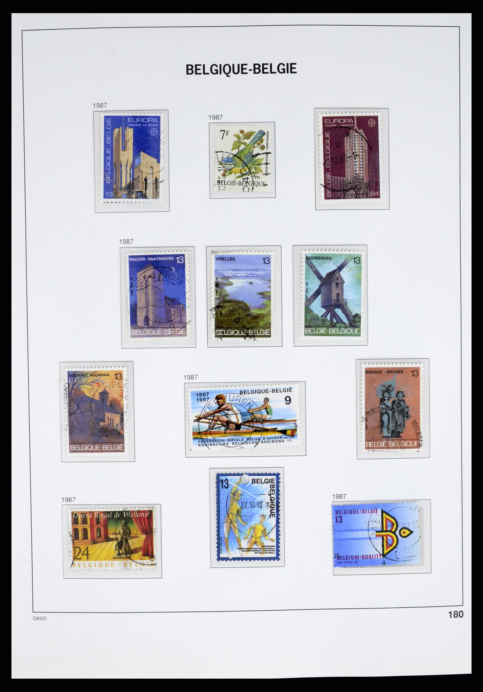 37367 183 - Postzegelverzameling 37367 België 1849-2003.