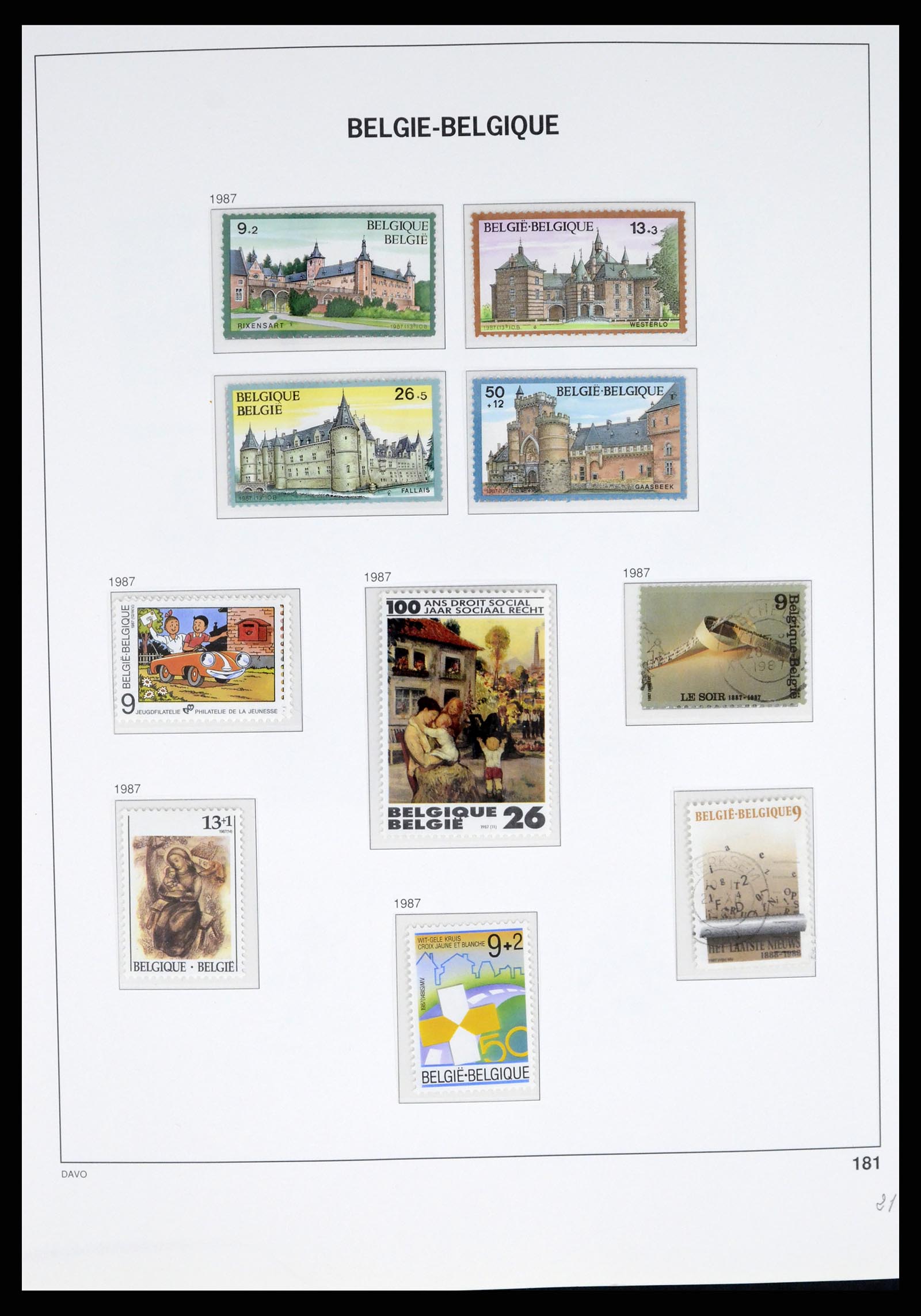 37367 184 - Postzegelverzameling 37367 België 1849-2003.
