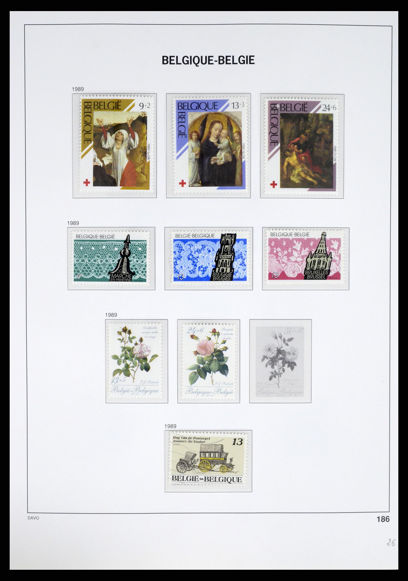 37367 189 - Postzegelverzameling 37367 België 1849-2003.