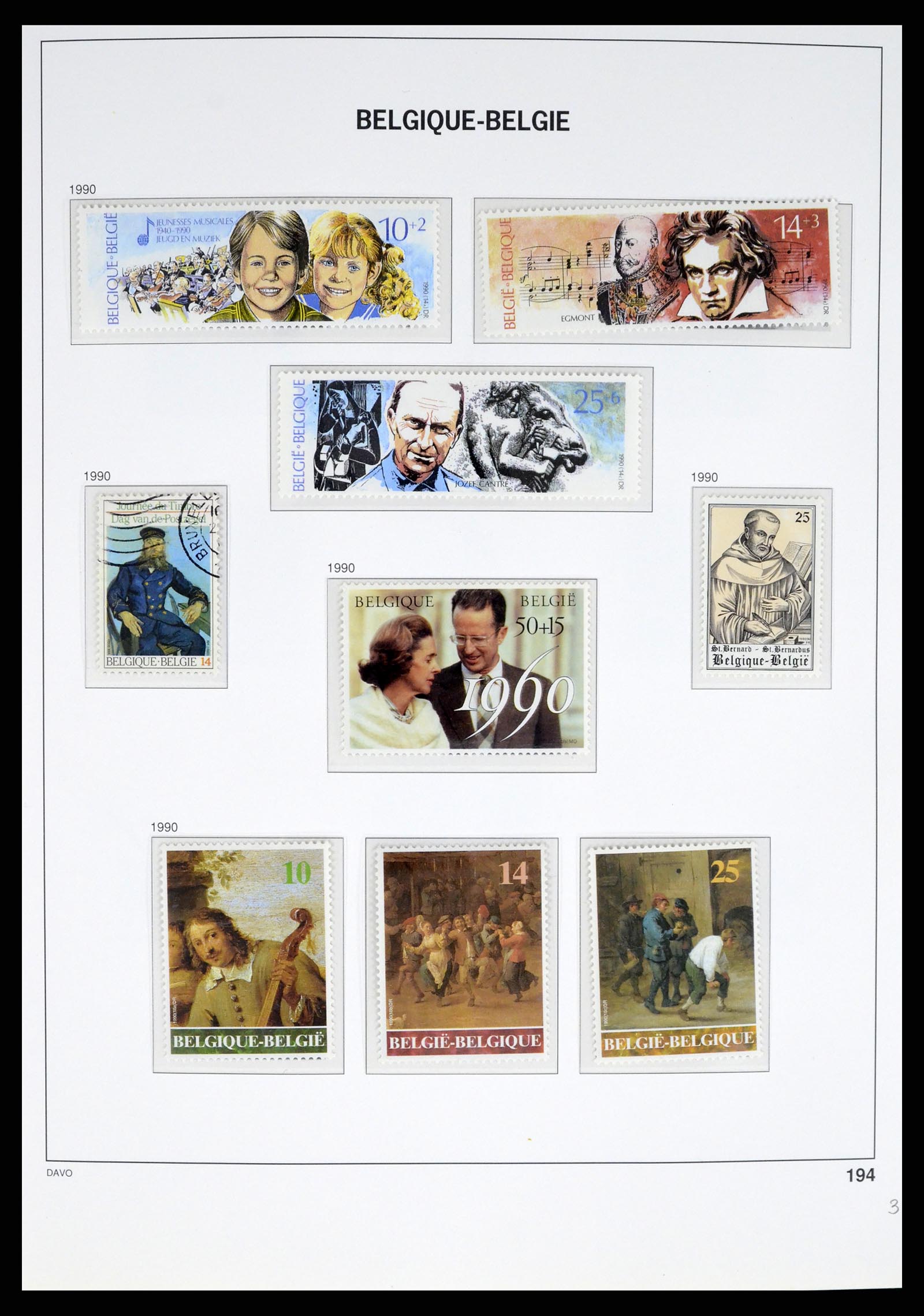 37367 197 - Postzegelverzameling 37367 België 1849-2003.
