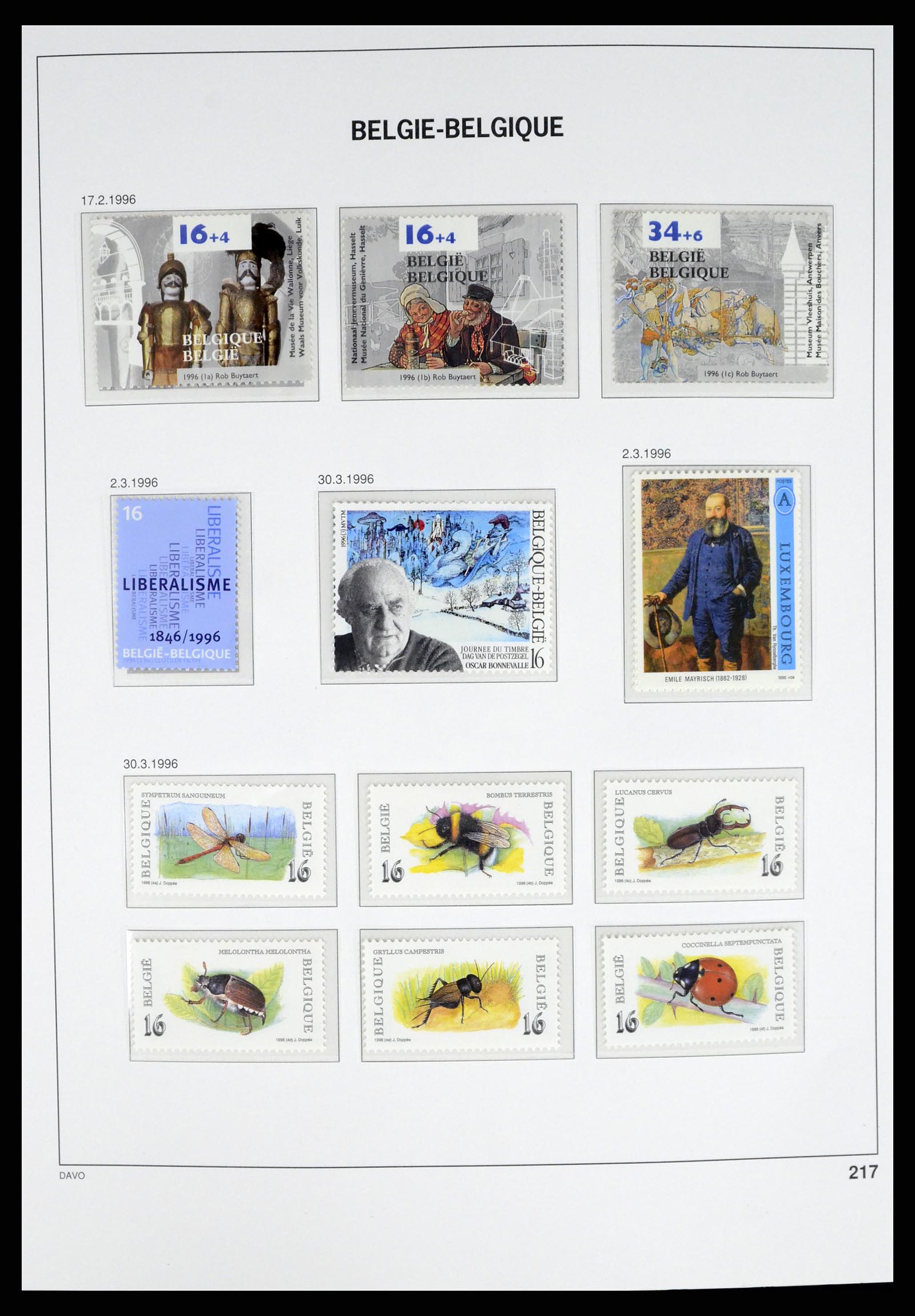 37367 221 - Postzegelverzameling 37367 België 1849-2003.