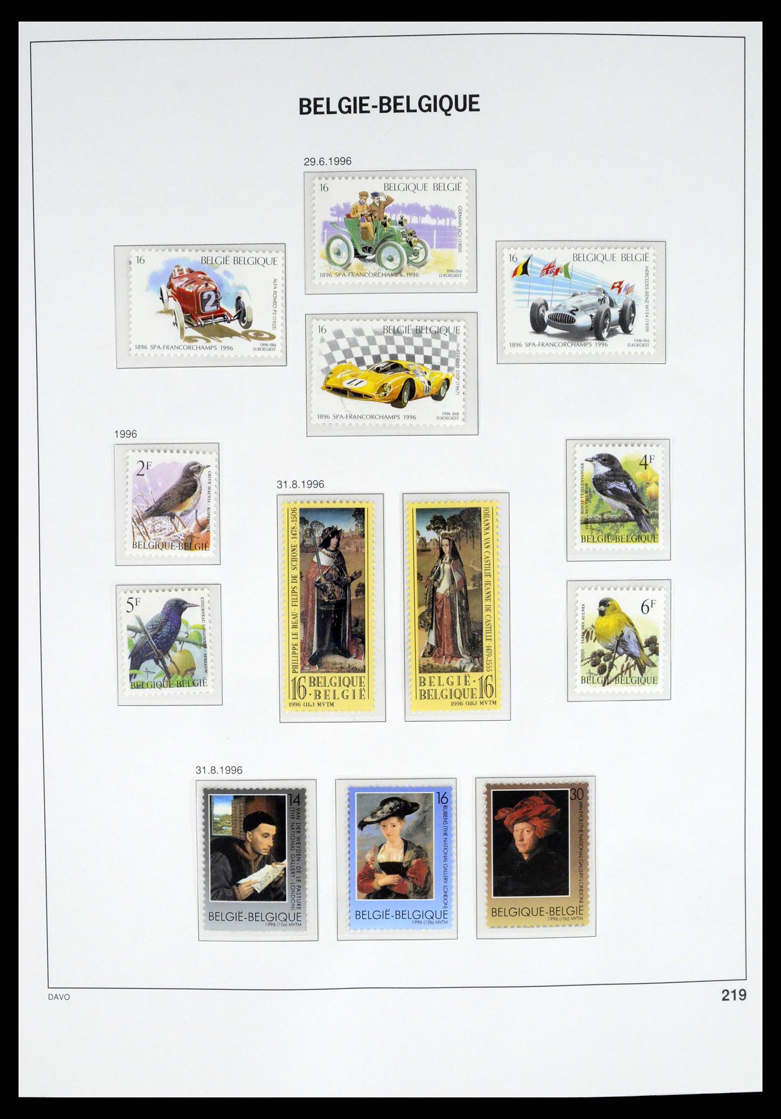 37367 223 - Postzegelverzameling 37367 België 1849-2003.