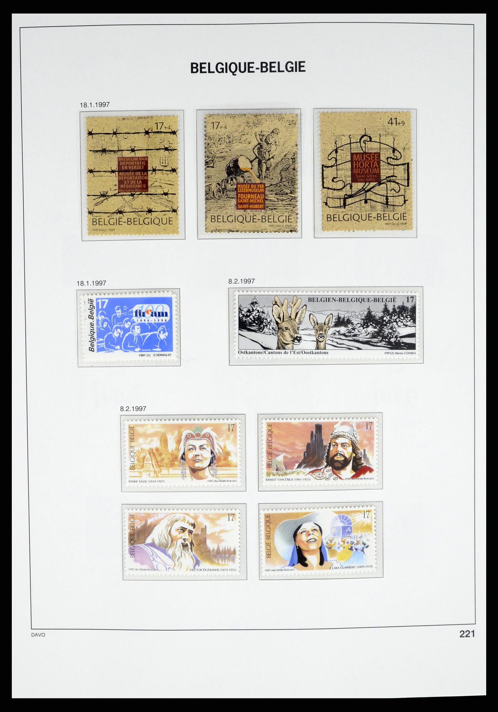 37367 226 - Postzegelverzameling 37367 België 1849-2003.