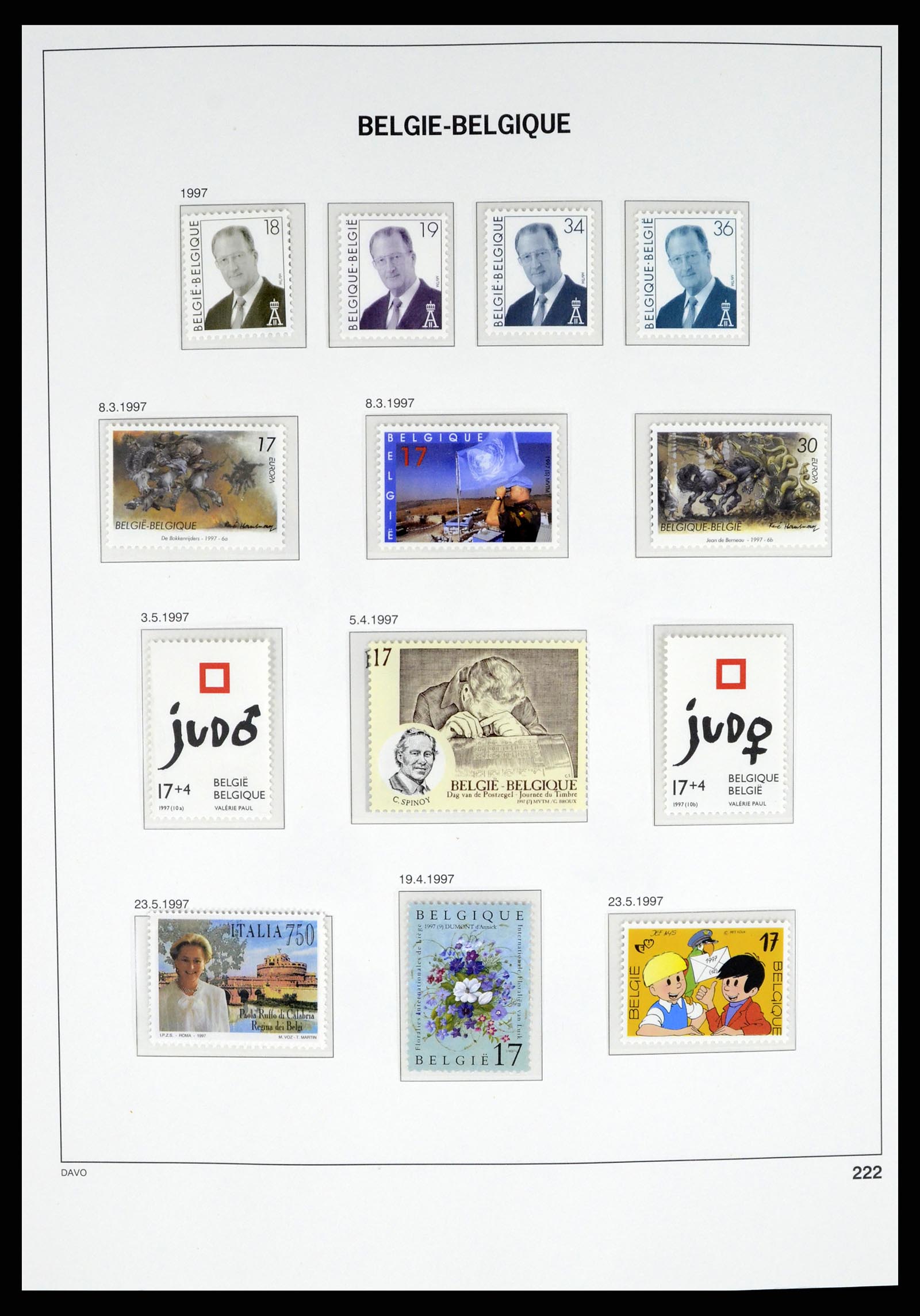 37367 227 - Postzegelverzameling 37367 België 1849-2003.
