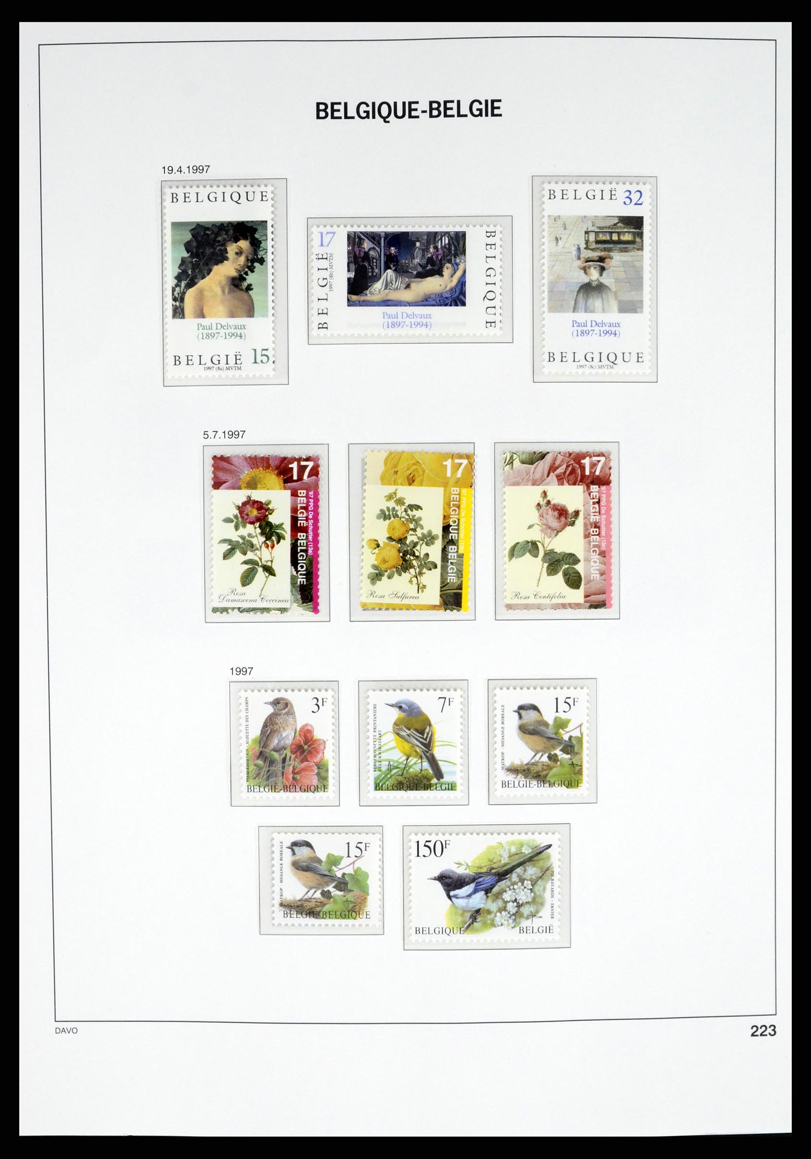 37367 228 - Postzegelverzameling 37367 België 1849-2003.