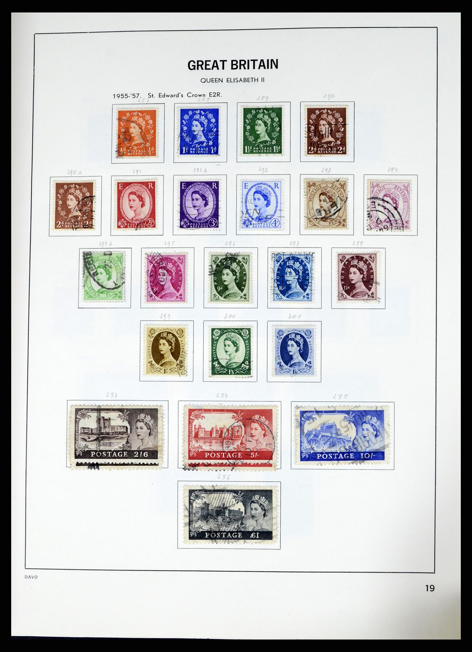 37375 043 - Postzegelverzameling 37375 Engeland 1840-1982.