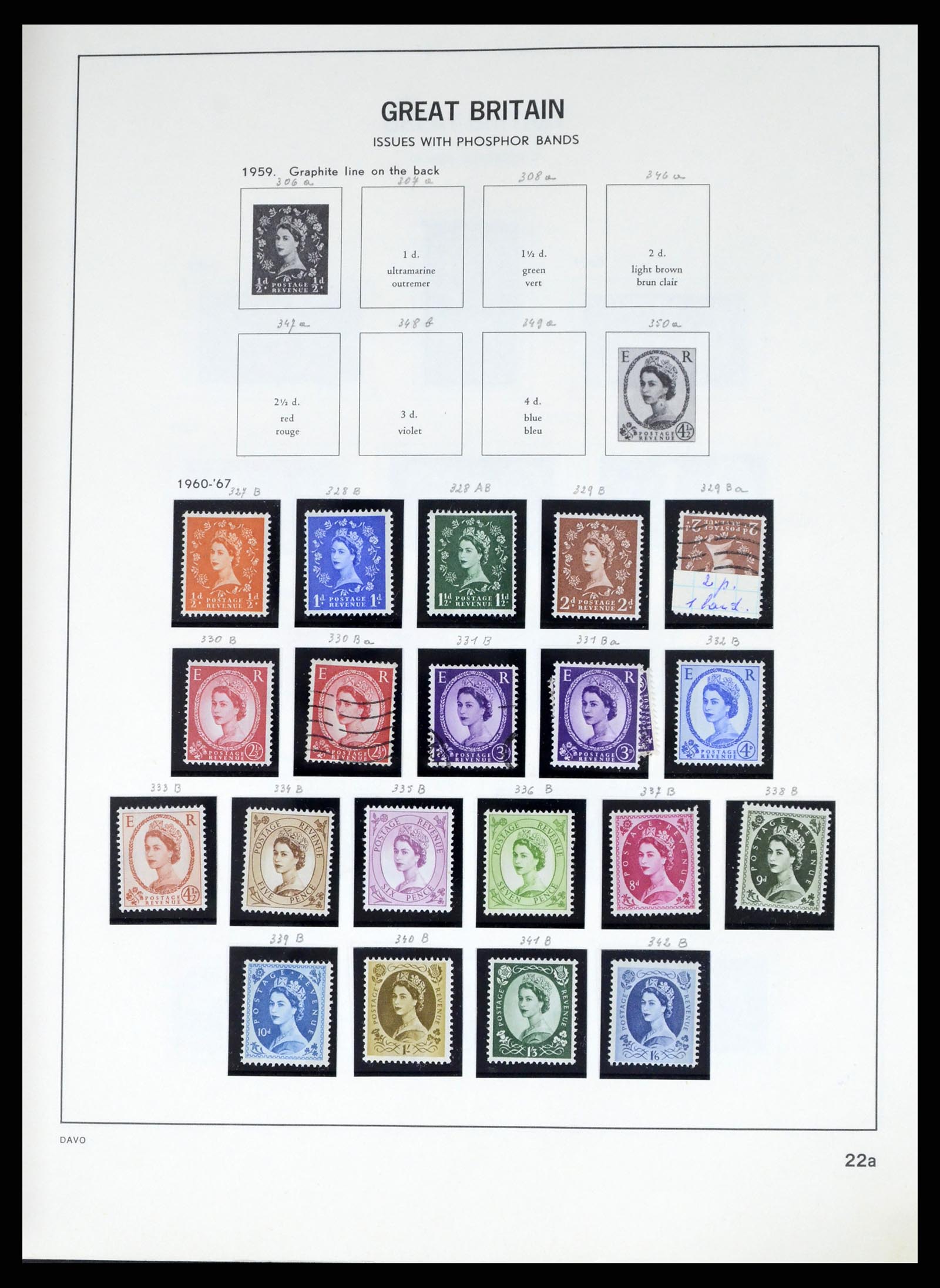 37375 048 - Postzegelverzameling 37375 Engeland 1840-1982.