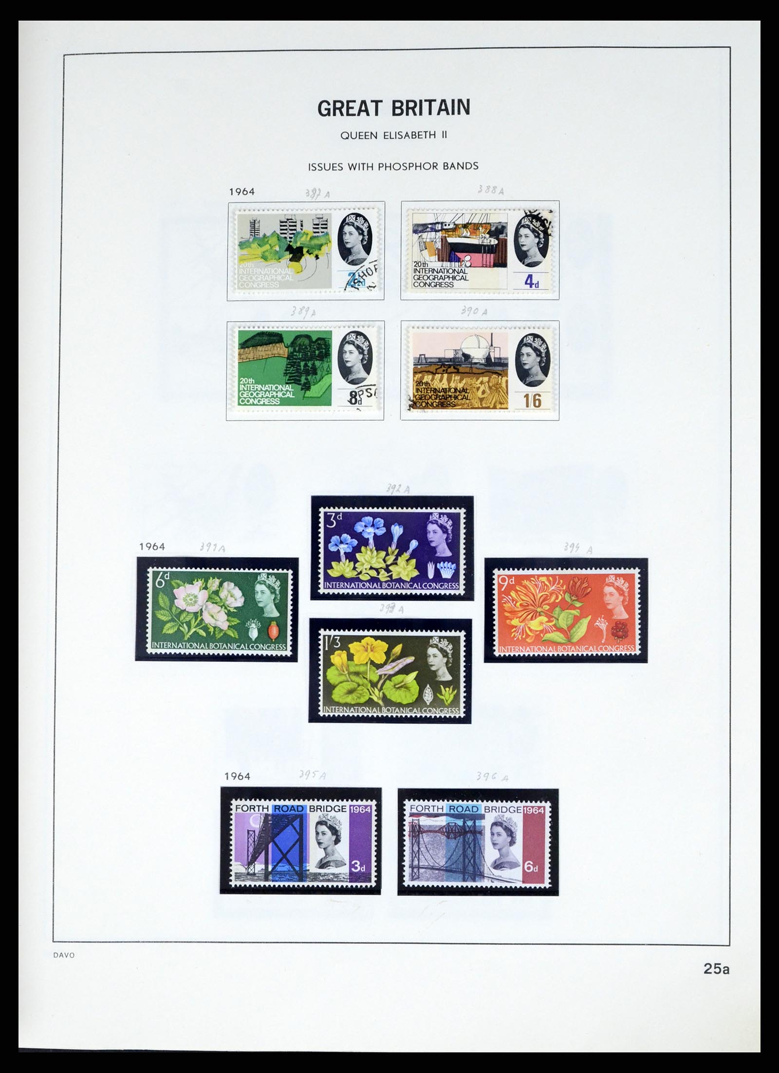 37375 054 - Postzegelverzameling 37375 Engeland 1840-1982.