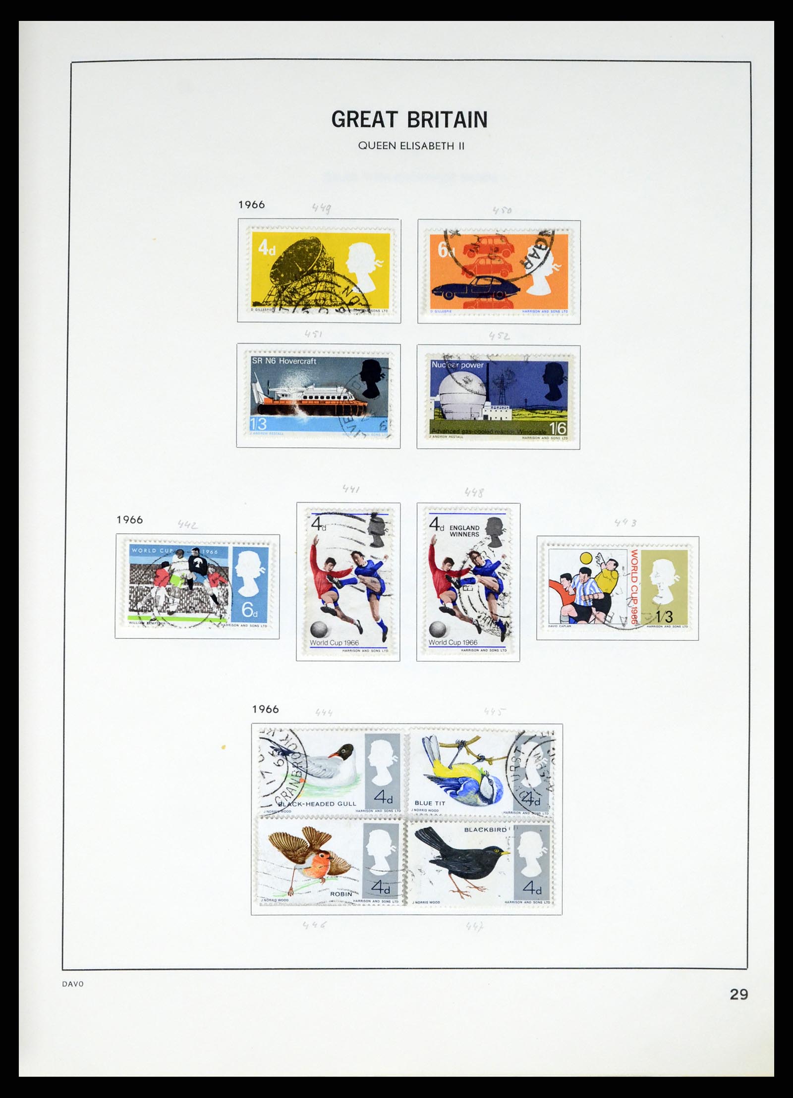 37375 060 - Postzegelverzameling 37375 Engeland 1840-1982.
