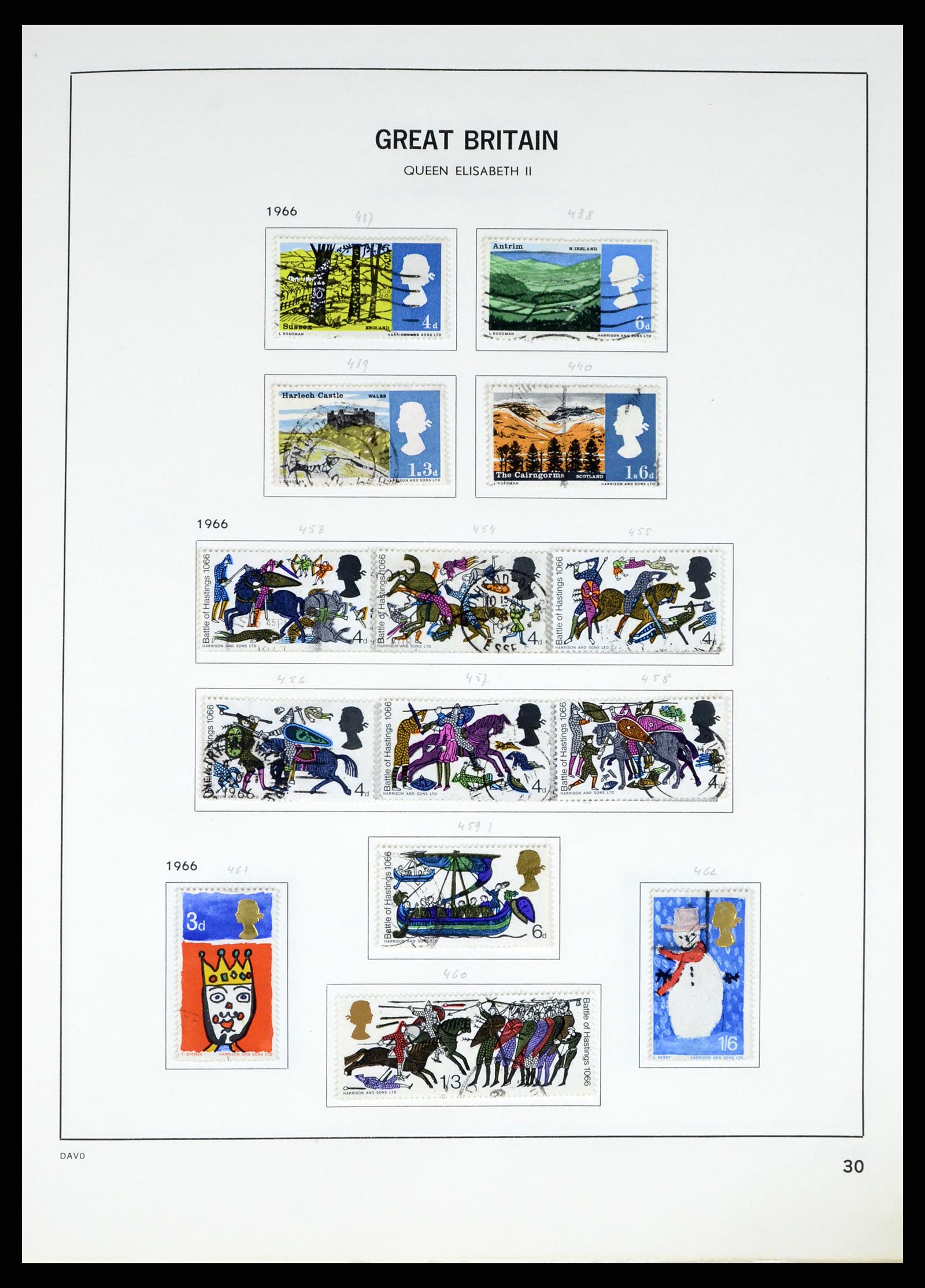 37375 062 - Postzegelverzameling 37375 Engeland 1840-1982.