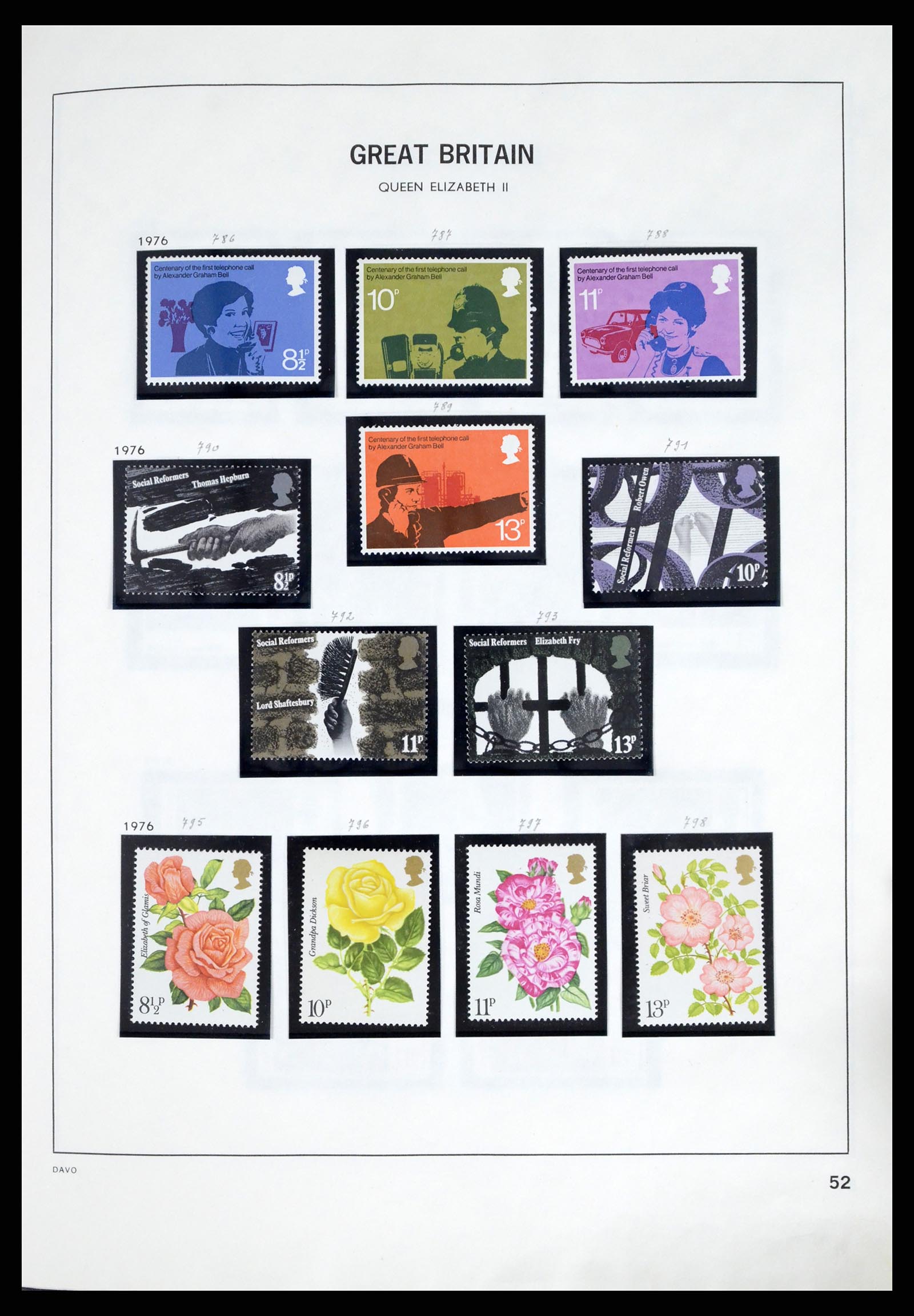 37375 086 - Postzegelverzameling 37375 Engeland 1840-1982.