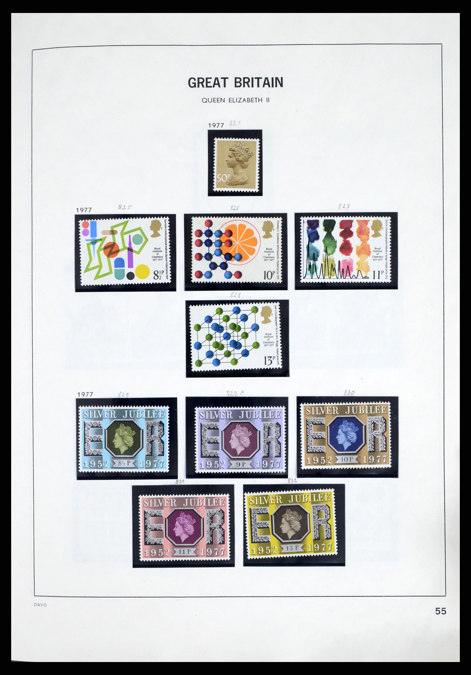 37375 089 - Postzegelverzameling 37375 Engeland 1840-1982.