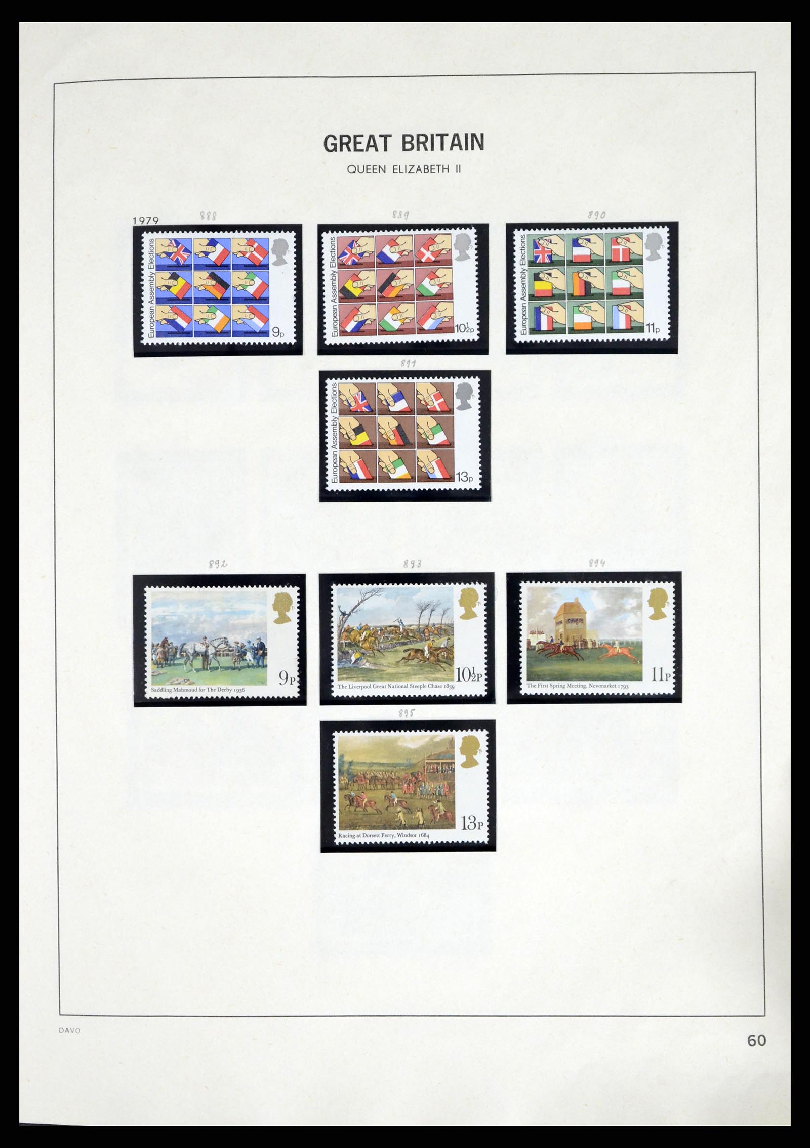 37375 094 - Postzegelverzameling 37375 Engeland 1840-1982.
