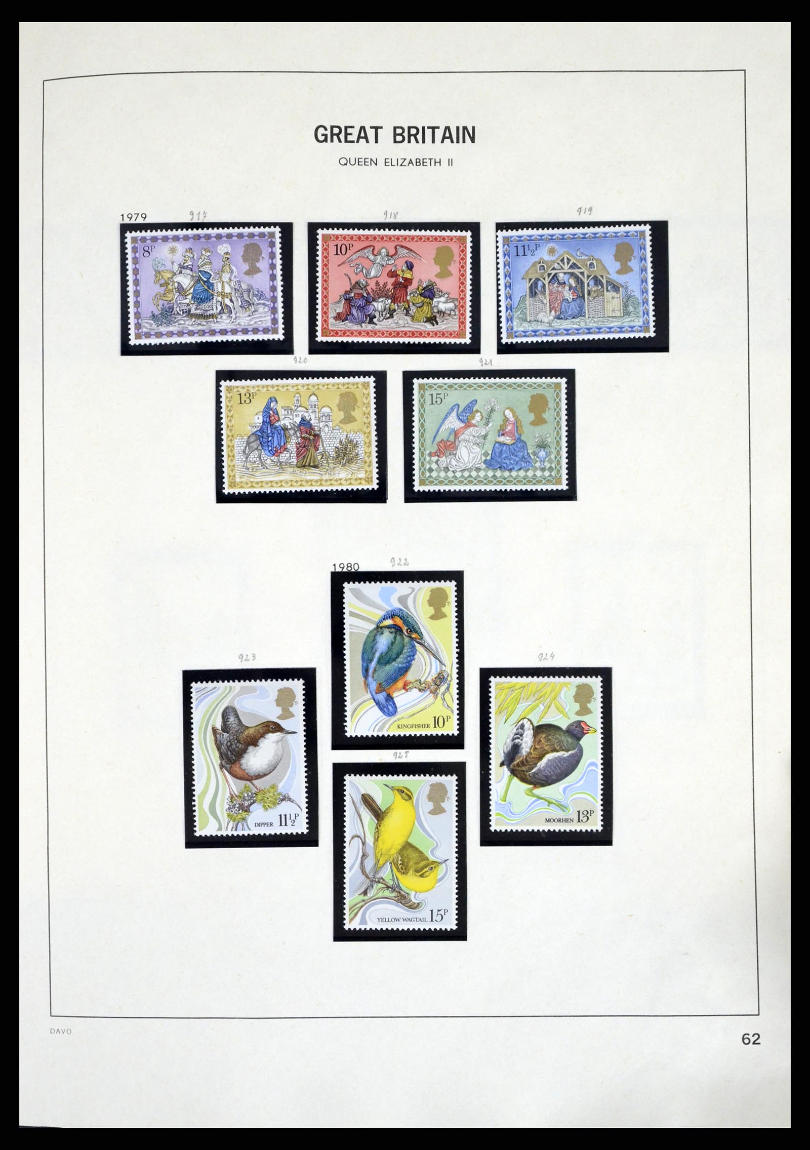 37375 096 - Postzegelverzameling 37375 Engeland 1840-1982.