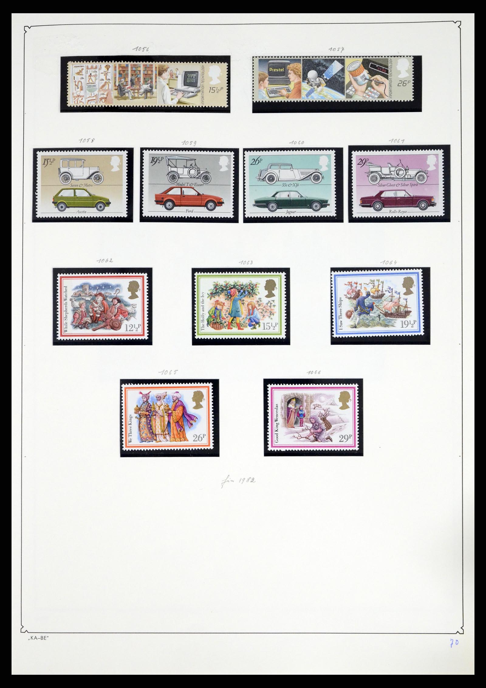 37375 104 - Postzegelverzameling 37375 Engeland 1840-1982.