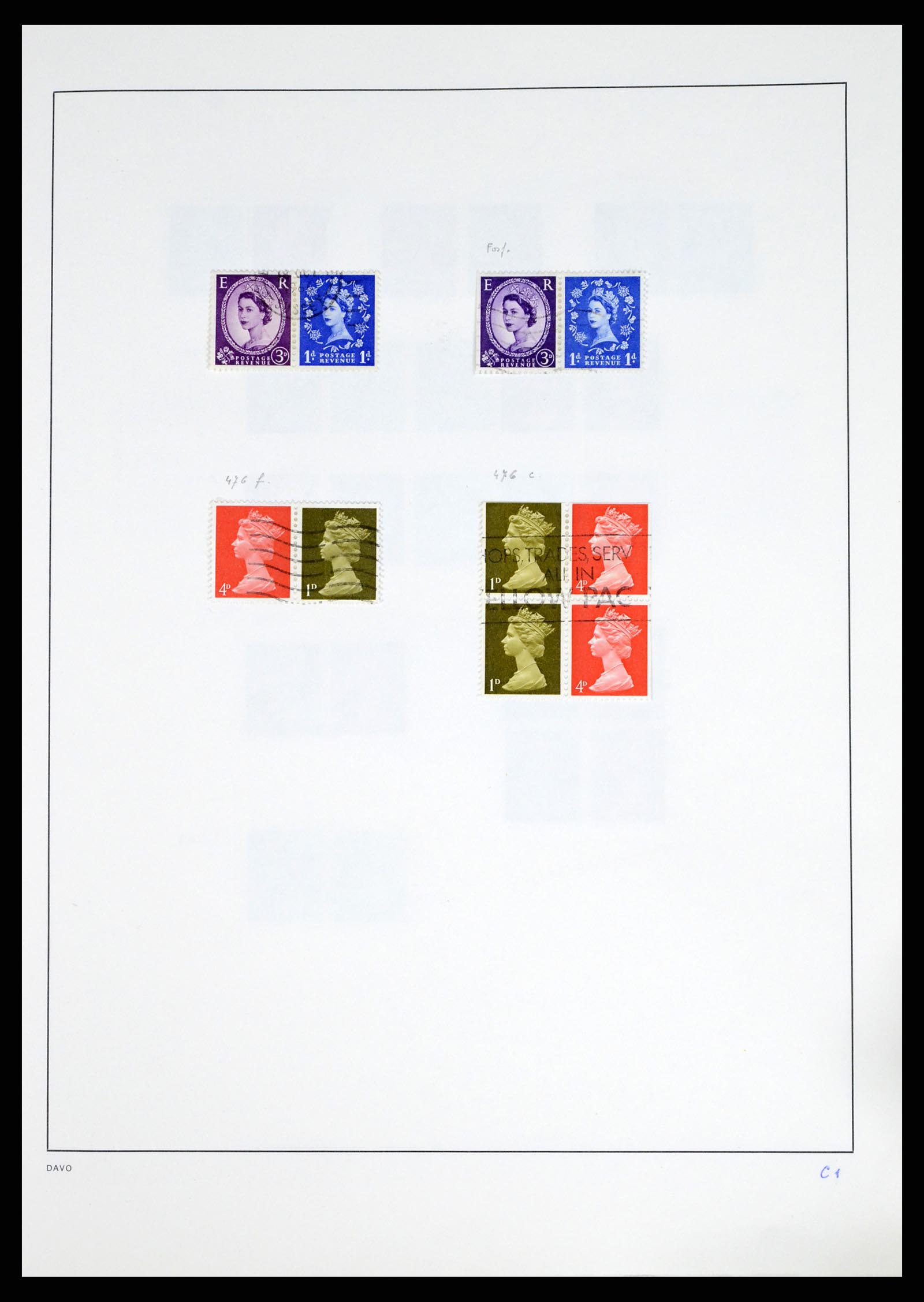 37375 108 - Postzegelverzameling 37375 Engeland 1840-1982.