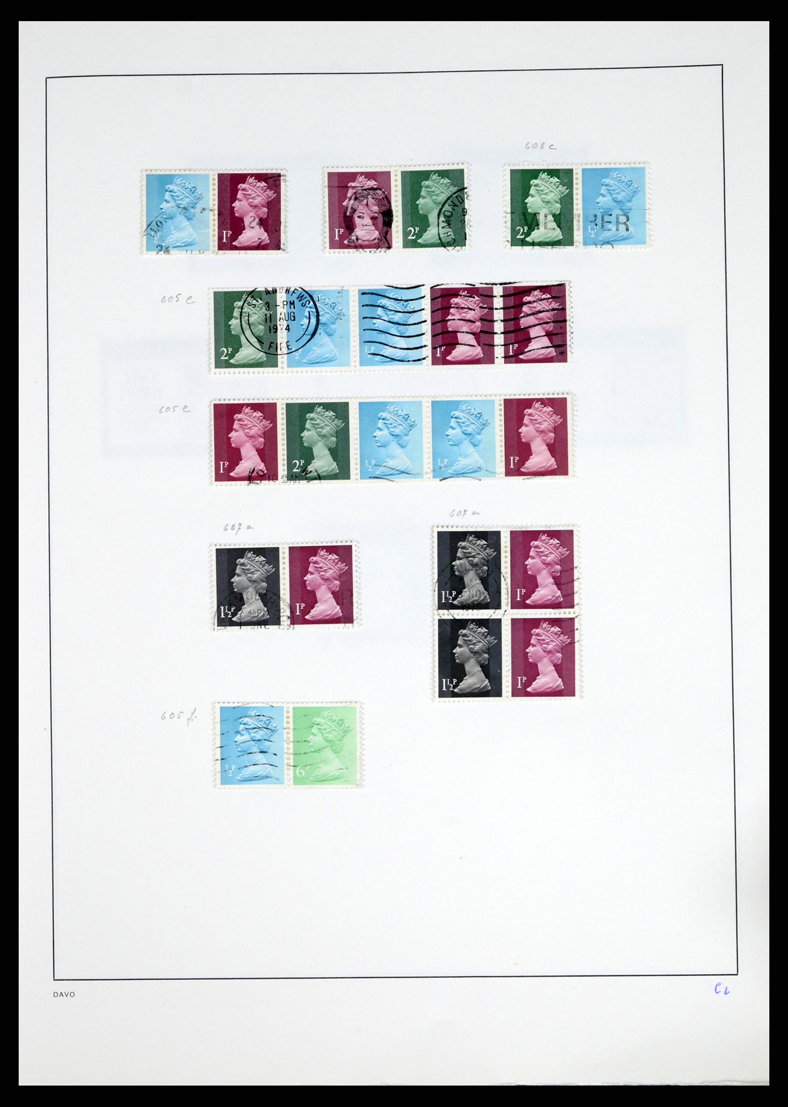 37375 109 - Postzegelverzameling 37375 Engeland 1840-1982.