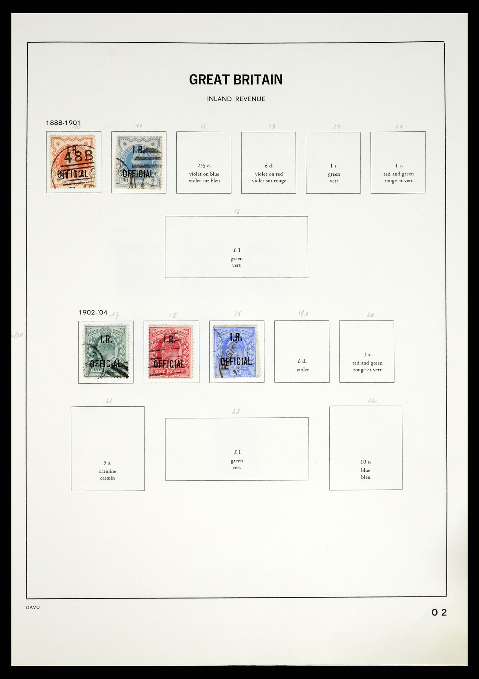 37375 112 - Postzegelverzameling 37375 Engeland 1840-1982.