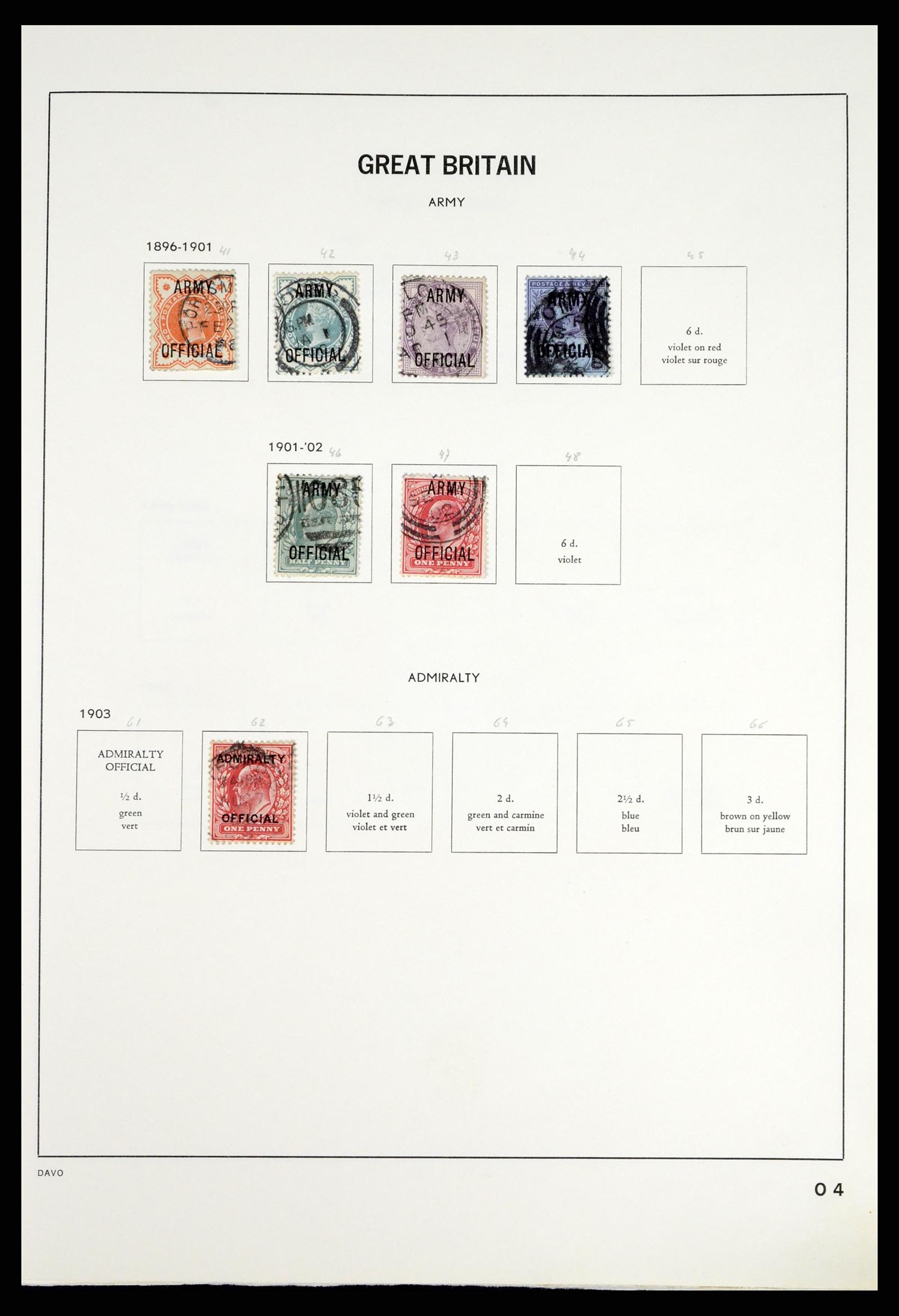 37375 114 - Postzegelverzameling 37375 Engeland 1840-1982.