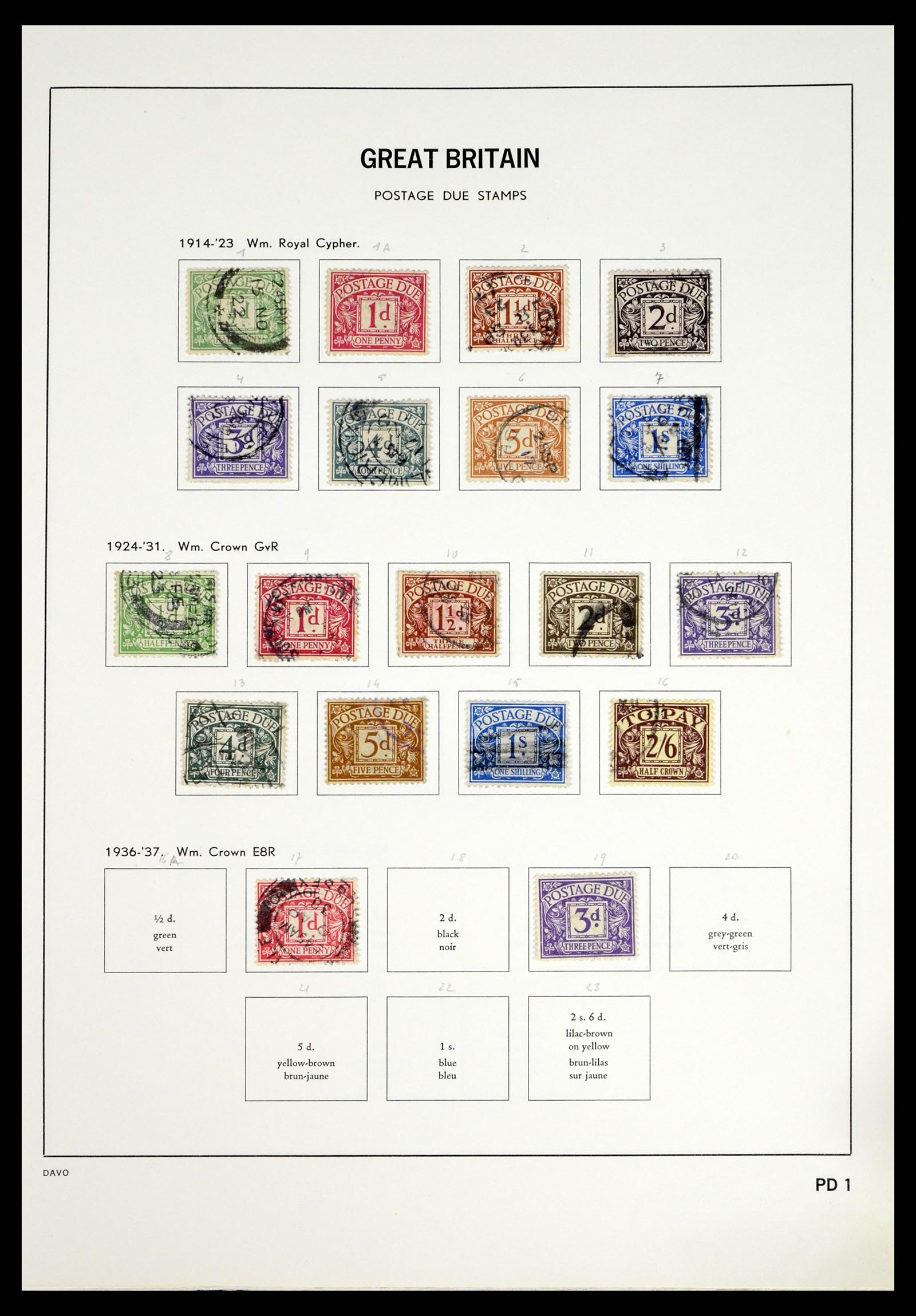 37375 116 - Postzegelverzameling 37375 Engeland 1840-1982.