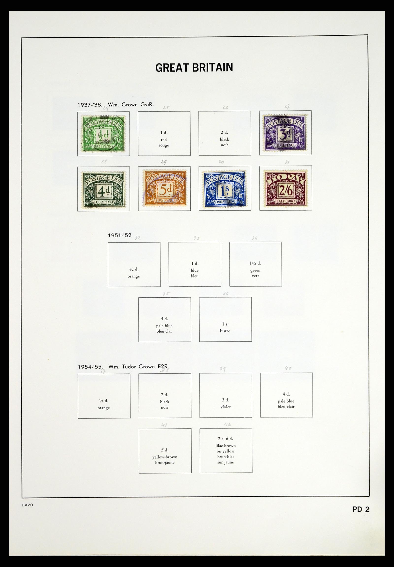 37375 117 - Postzegelverzameling 37375 Engeland 1840-1982.