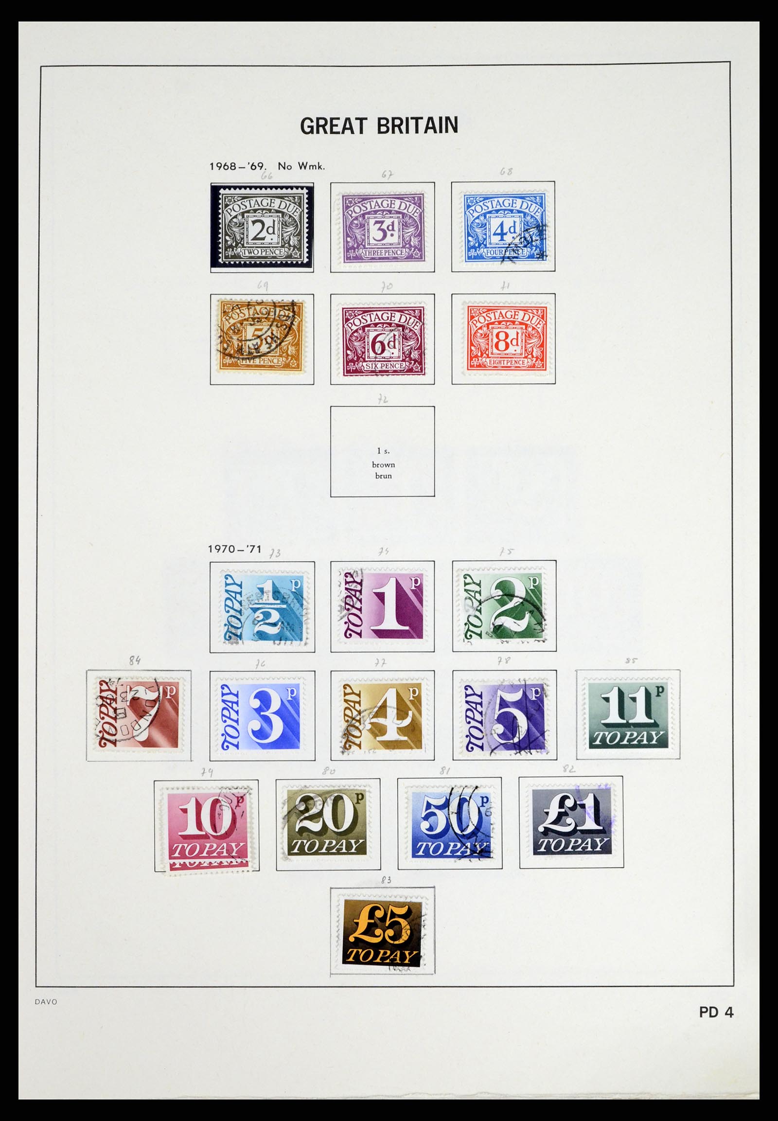 37375 119 - Postzegelverzameling 37375 Engeland 1840-1982.